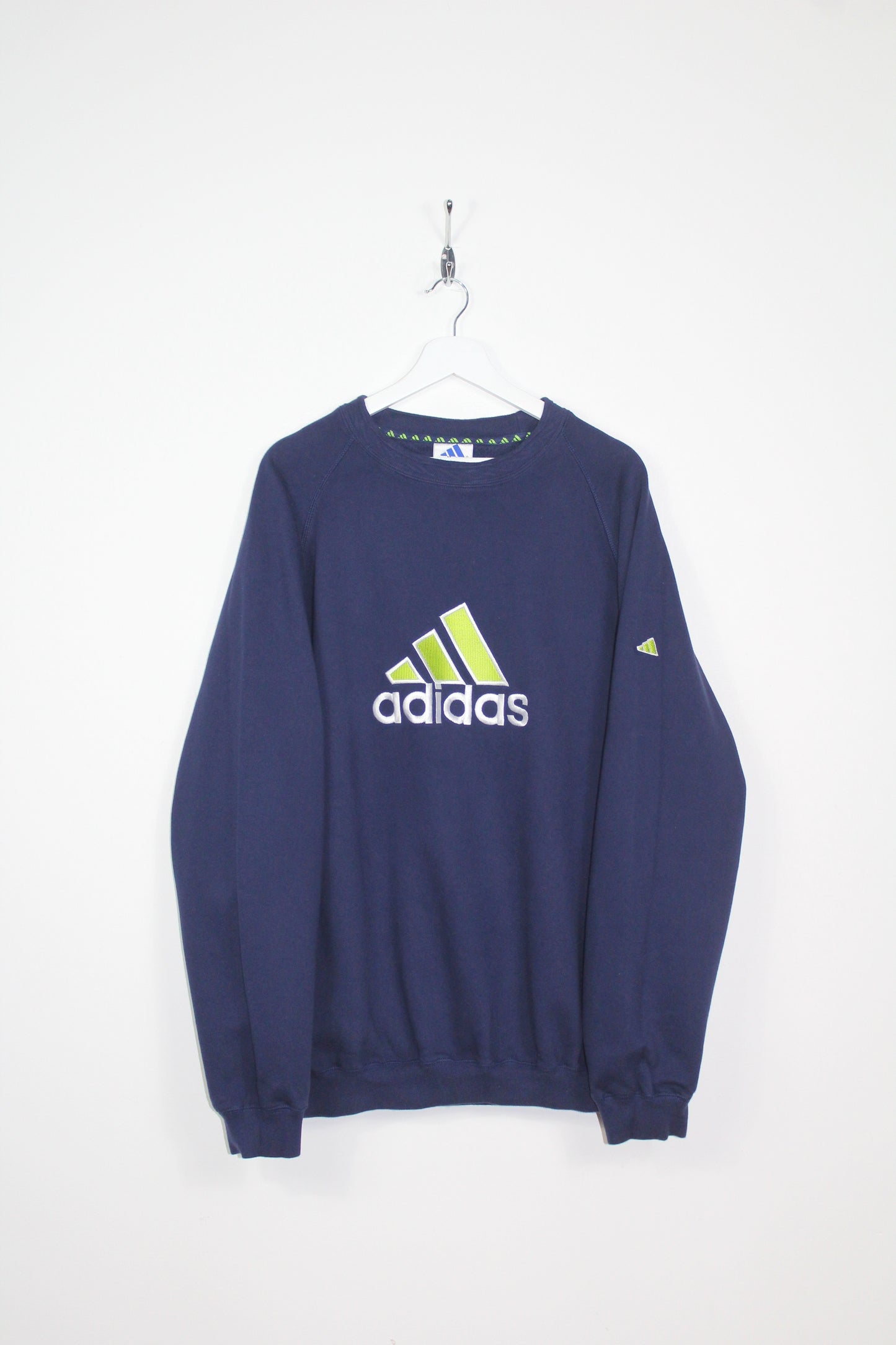 ADIDAS 90'S VINTAGE EMBROIDERED SPELL OUT SWEATSHIRT D9 XXL