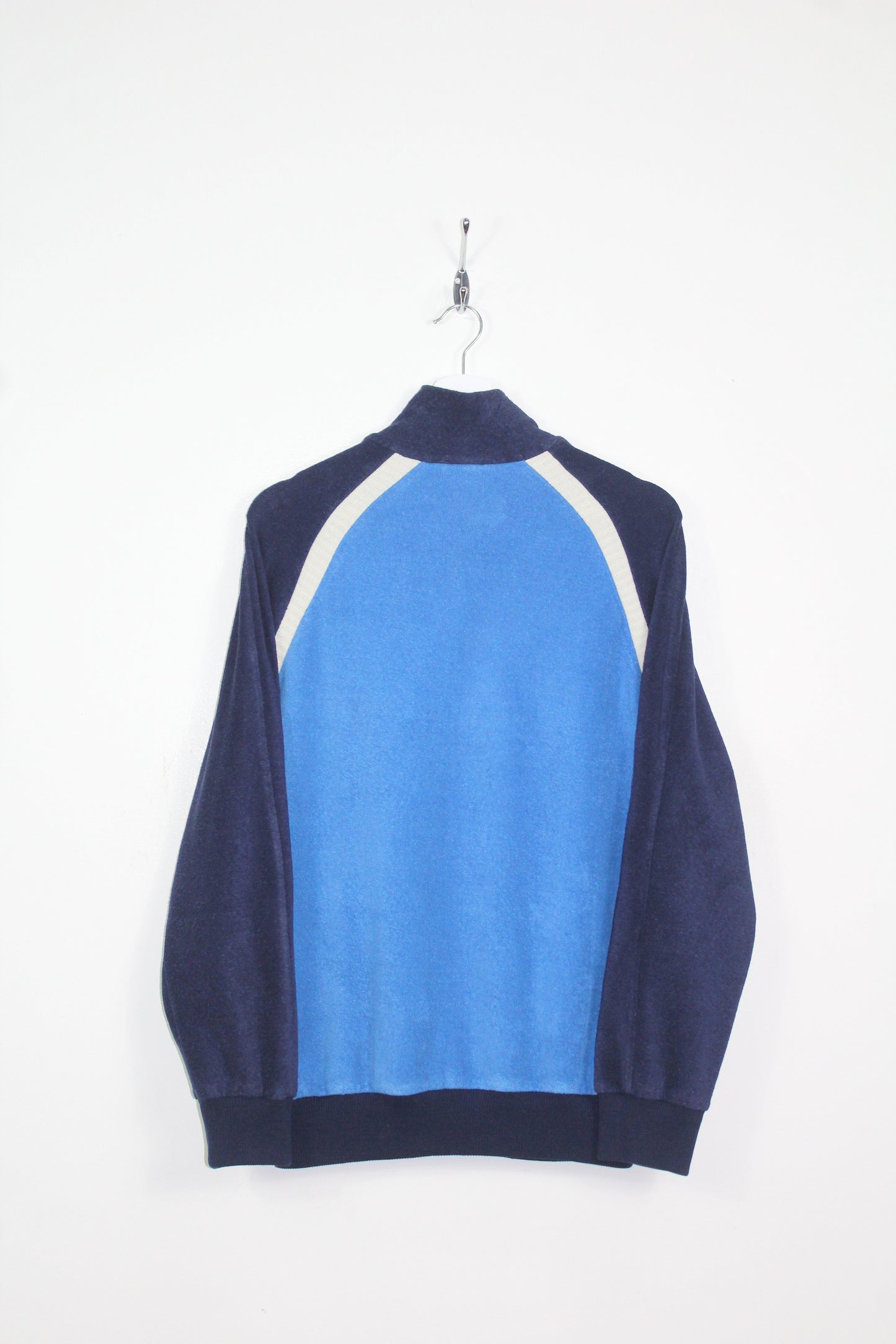 ADIDAS BECKENBAUER VELOUR 80'S VINTAGE TRACKSUIT TOP JACKET MEDIUM