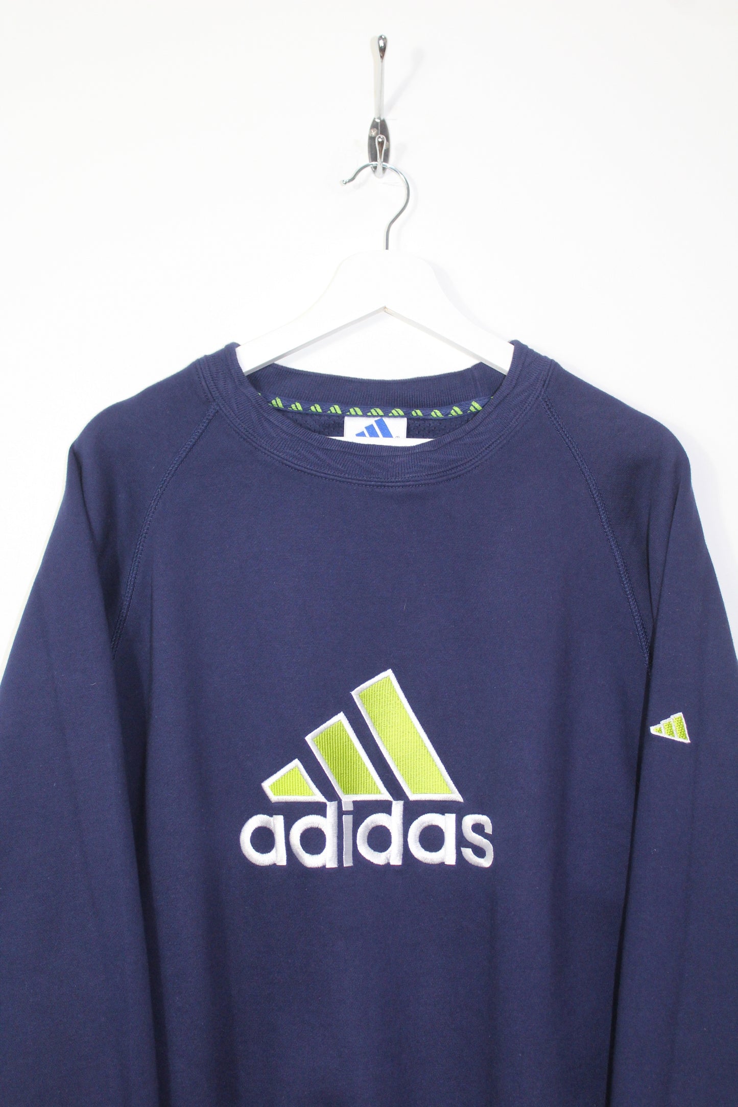 ADIDAS 90'S VINTAGE EMBROIDERED SPELL OUT SWEATSHIRT D9 XXL