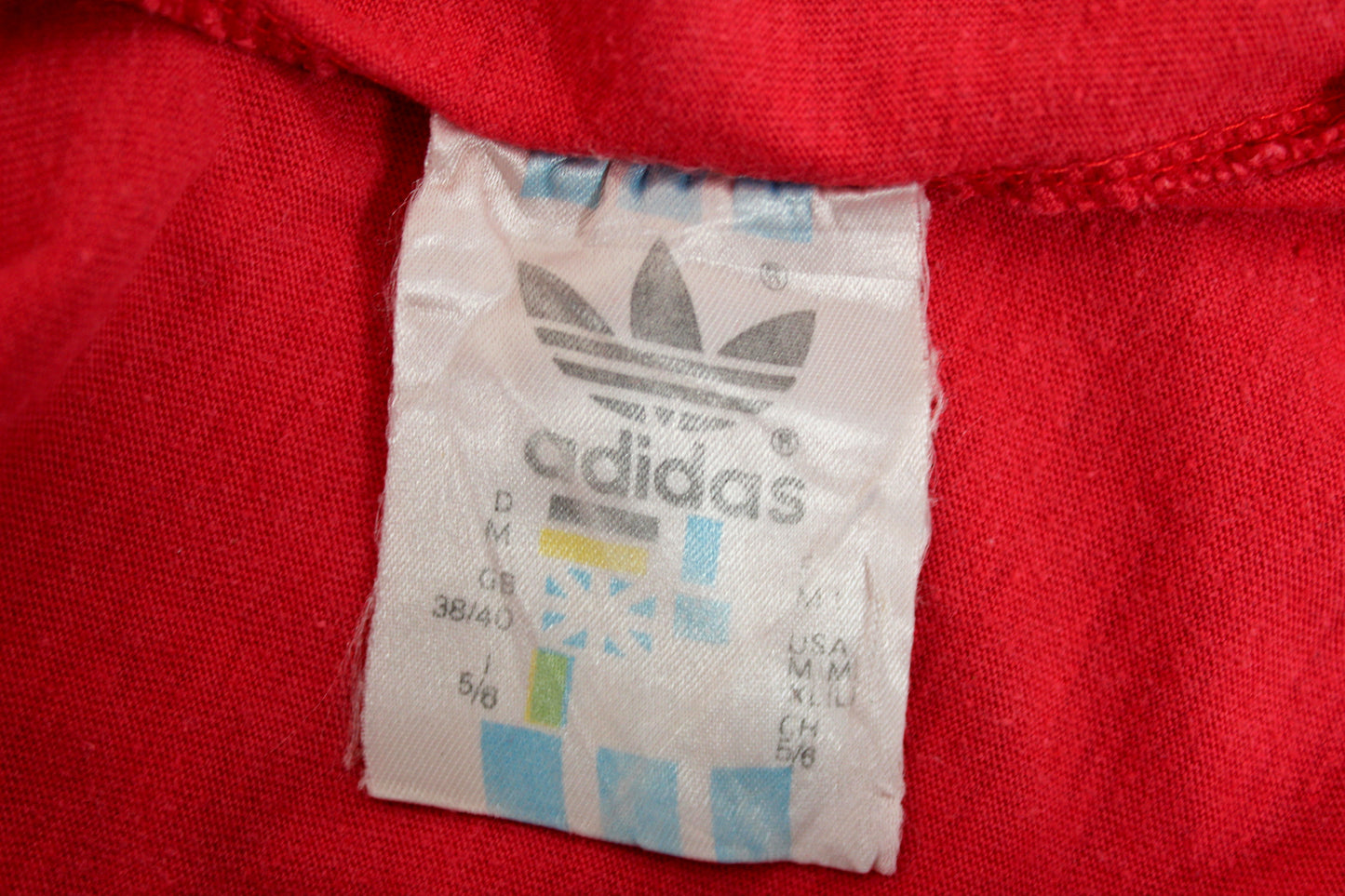 ADIDAS 80'S VINTAGE RUNNING SCENE T-SHIRT MEDIUM