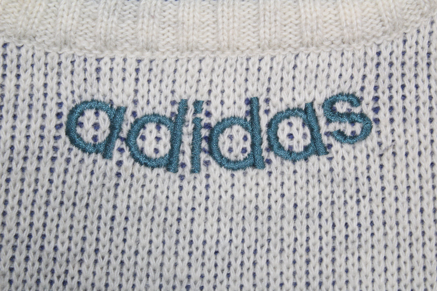 ADIDAS 90'S VINTAGE SKI KNIT WOOL SWEATSHIRT XL