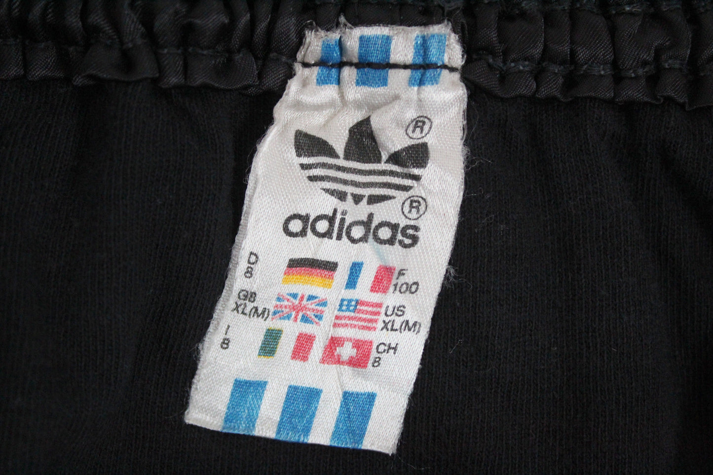 ADIDAS 80'S VINTAGE SHINY RUNNING SPRINTER NYLON SHORTS D8 XL