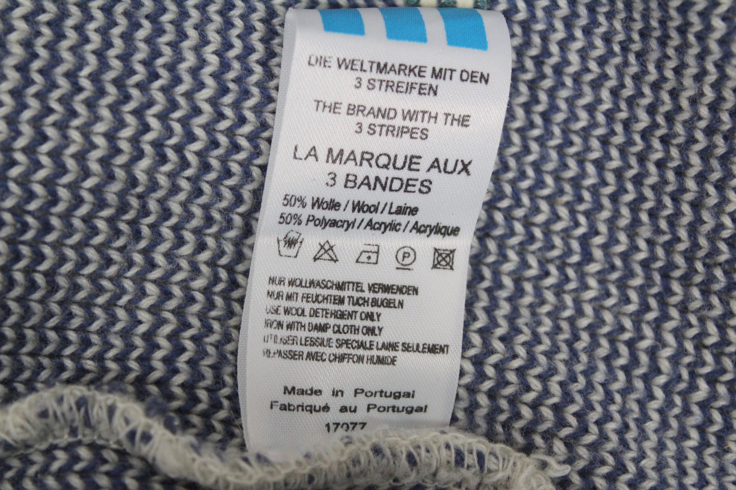ADIDAS 90'S VINTAGE SKI KNIT WOOL SWEATSHIRT XL