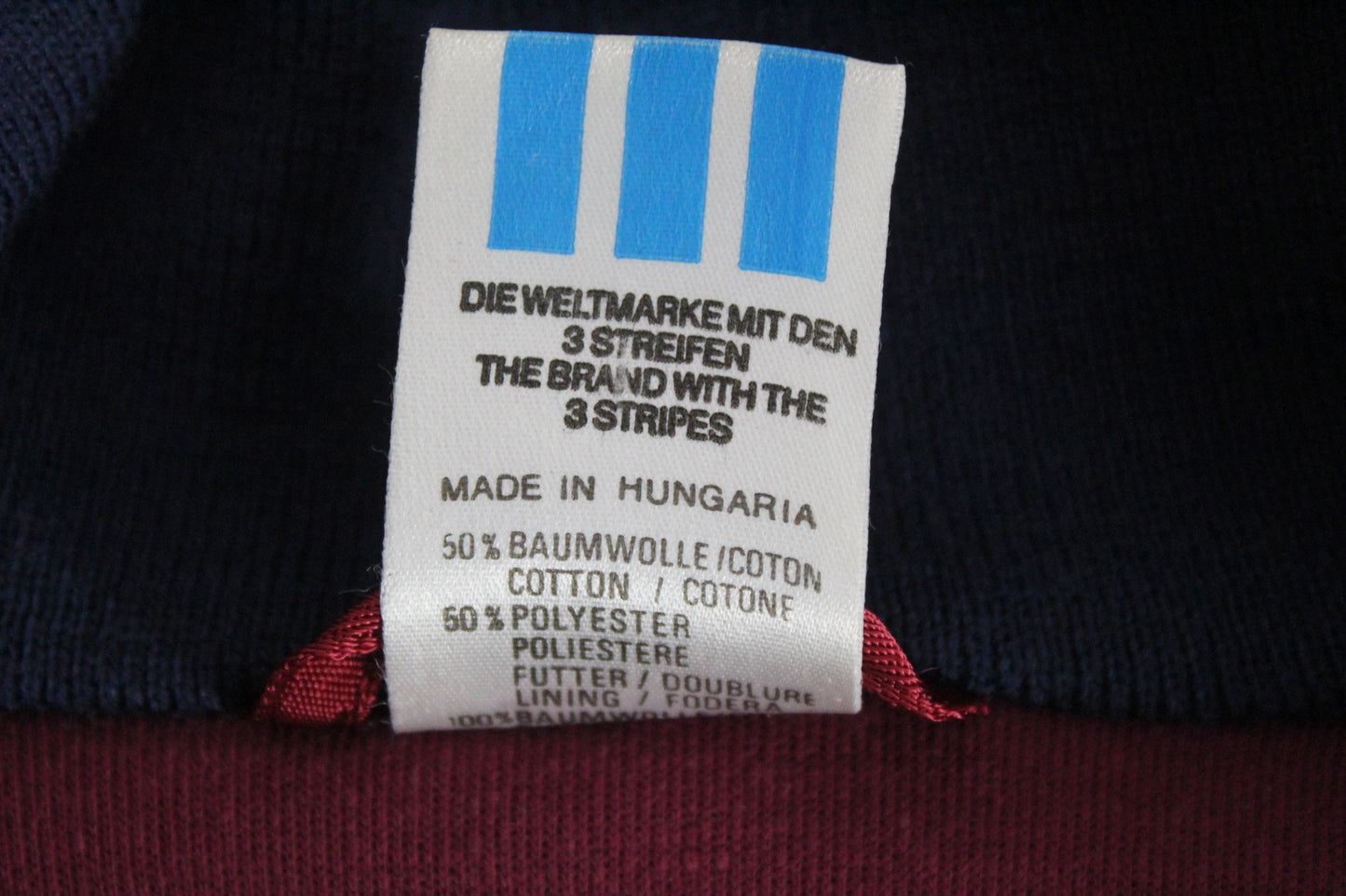 ADIDAS FIRST 80'S VINTAGE TRACKSUIT TOP JACKET SMALL