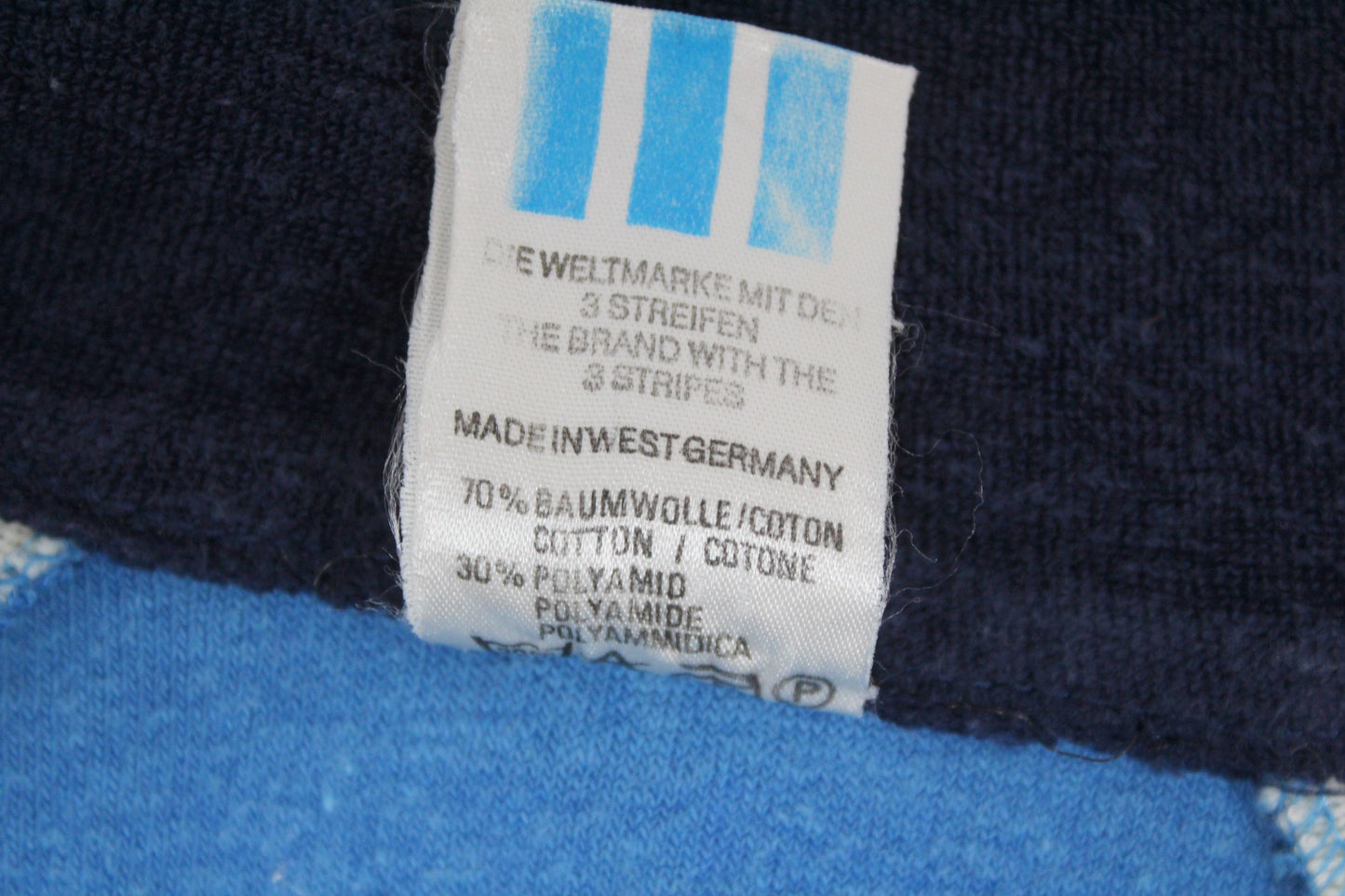 ADIDAS BECKENBAUER VELOUR 80'S VINTAGE TRACKSUIT TOP JACKET MEDIUM