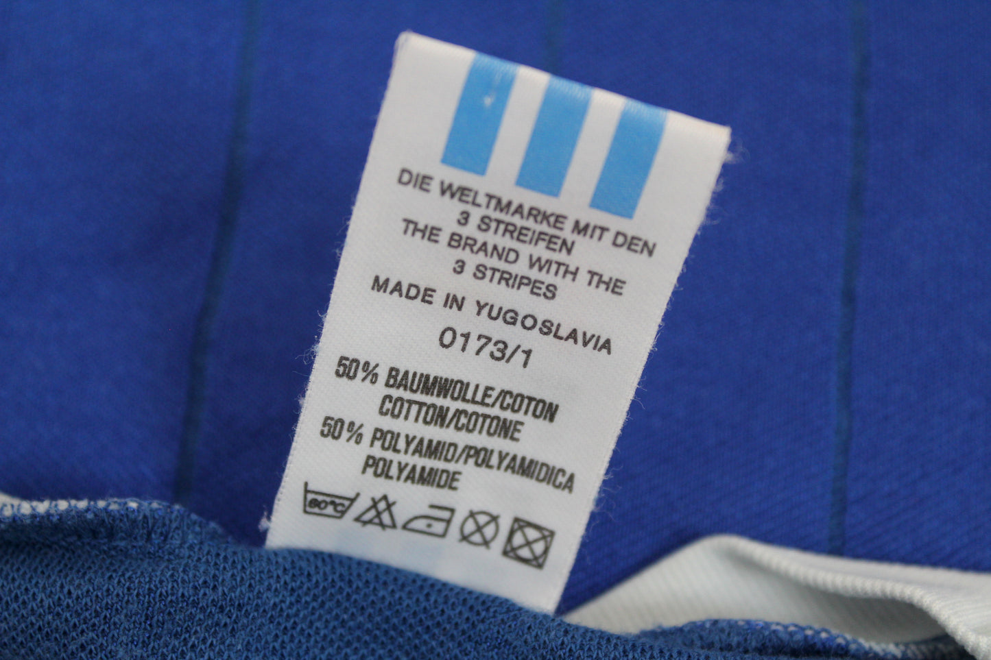 ADIDAS 80'S VINTAGE TEMPLATE FOOTBALL SHIRT MEDIUM