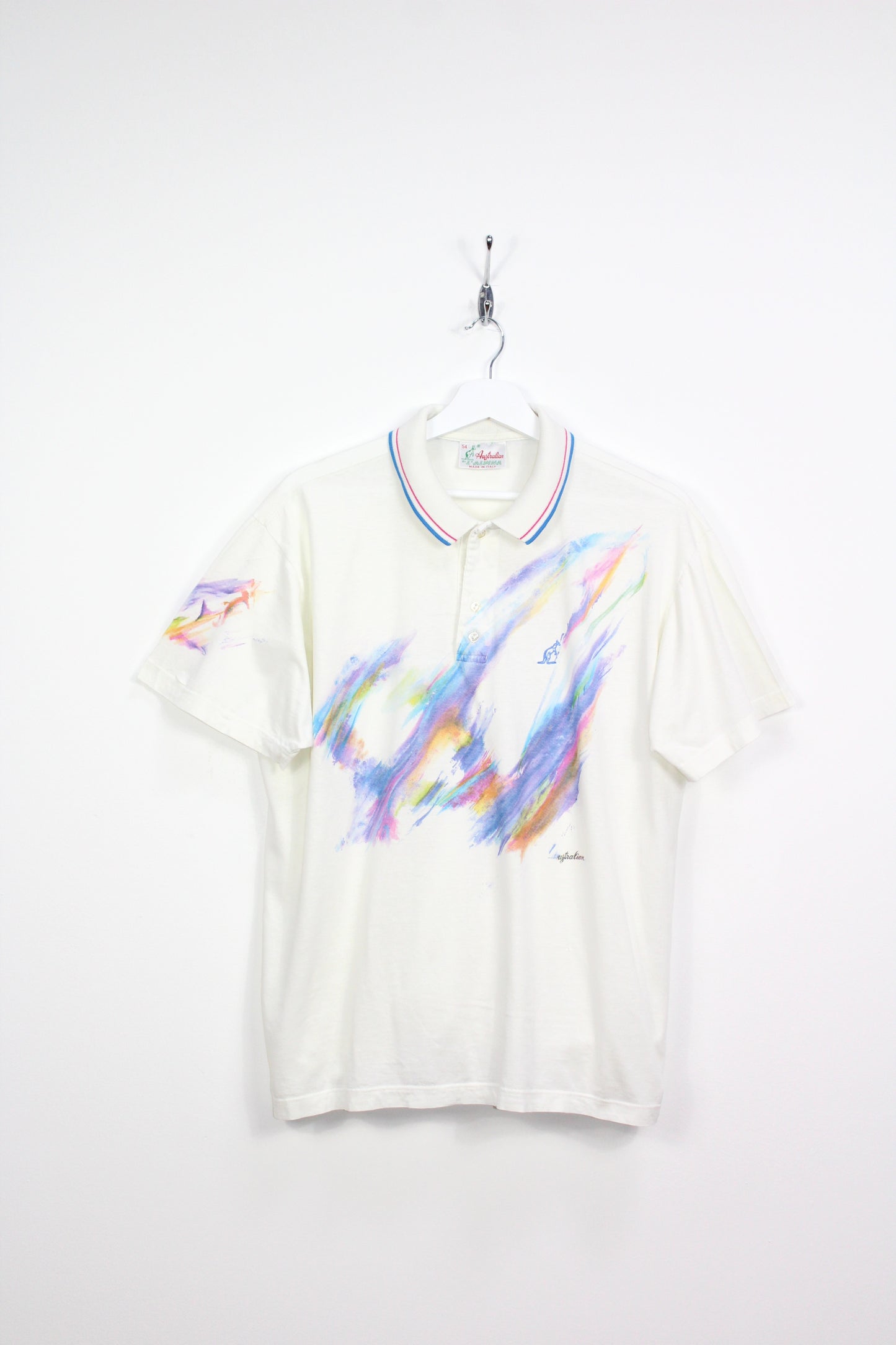 AUSTRALIAN BY L'ALPINA 80'S VINTAGE TENNIS POLO SHIRT XL