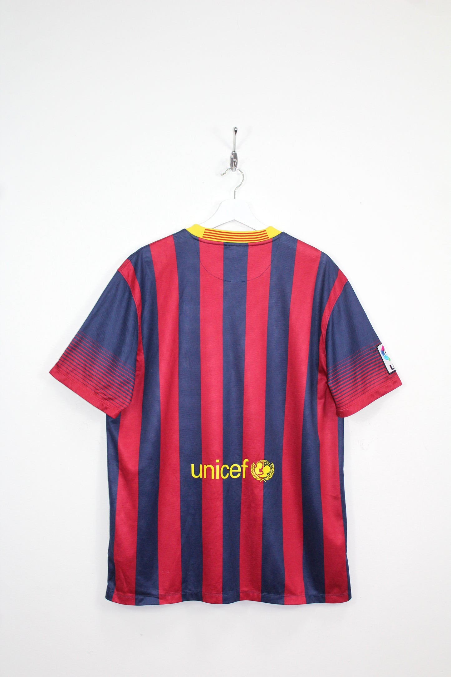 NIKE BARCELONA 2013-14 HOME FOOTBALL SHIRT XL