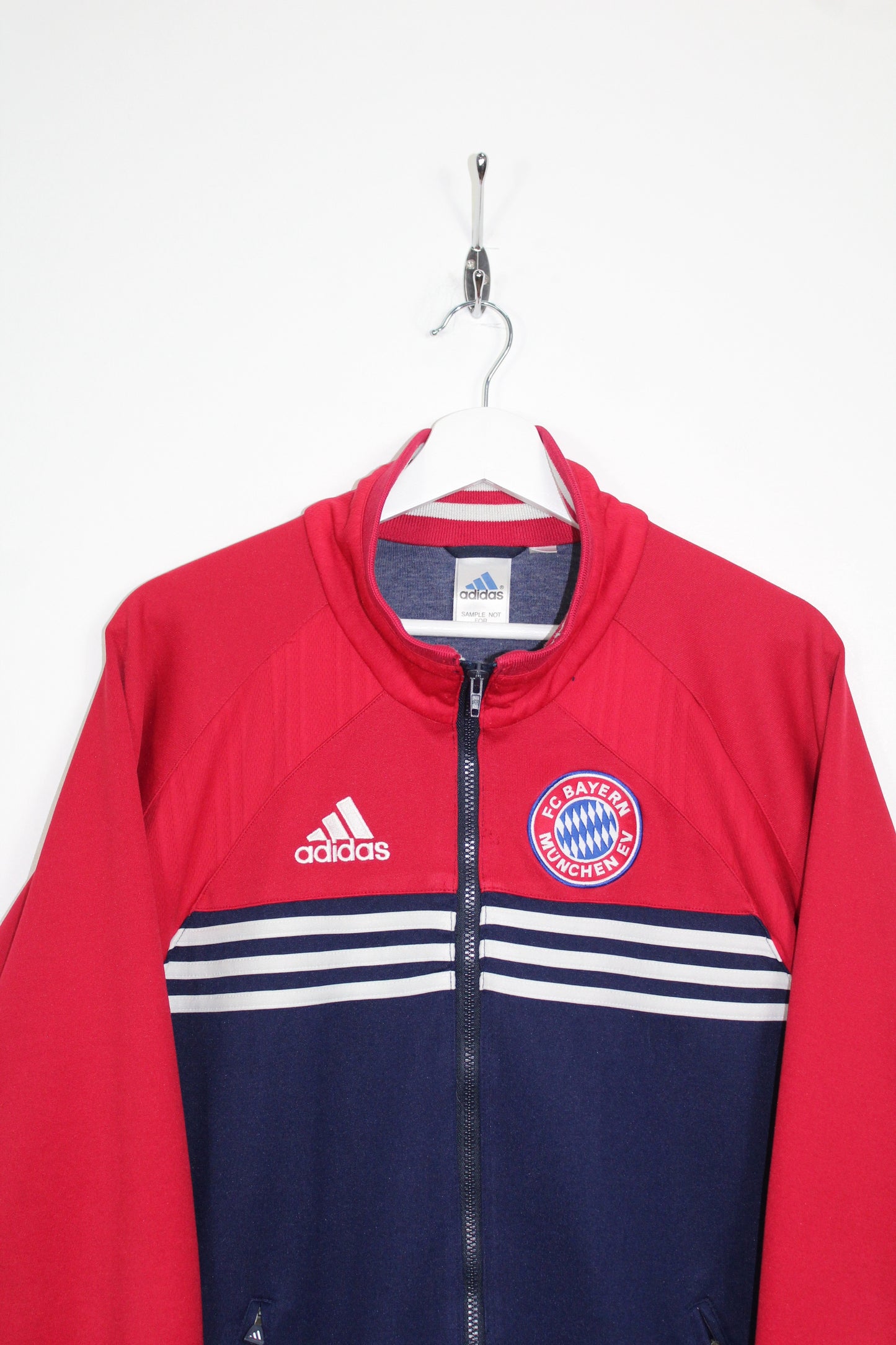 BAYERN MUNICH 1998-99 VINTAGE ADIDAS TRACKSUIT TOP JACKET LARGE