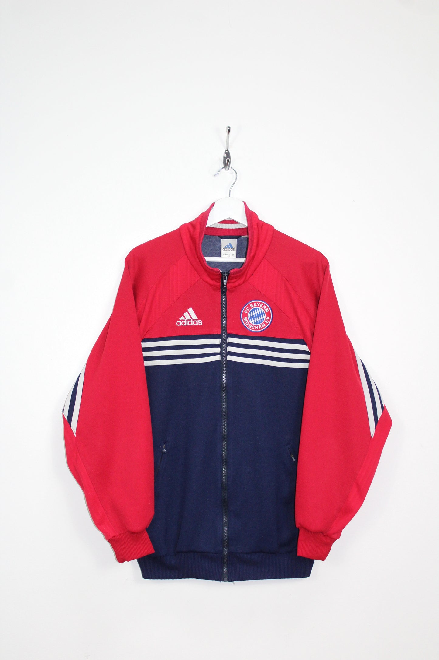 BAYERN MUNICH 1998-99 VINTAGE ADIDAS TRACKSUIT TOP JACKET LARGE
