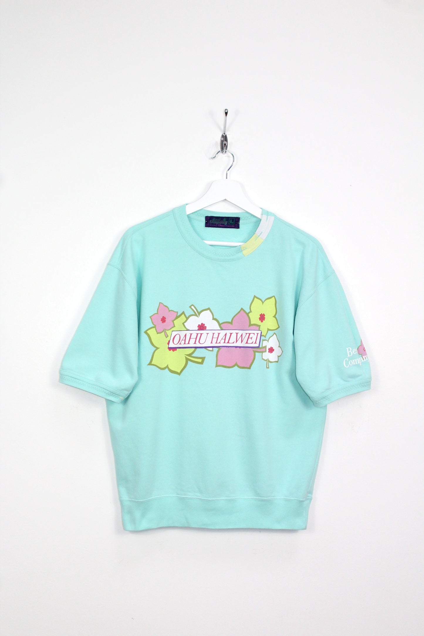 BEST COMPANY 80'S VINTAGE SHORT SLEEVES SWEATSHIRT LARGE