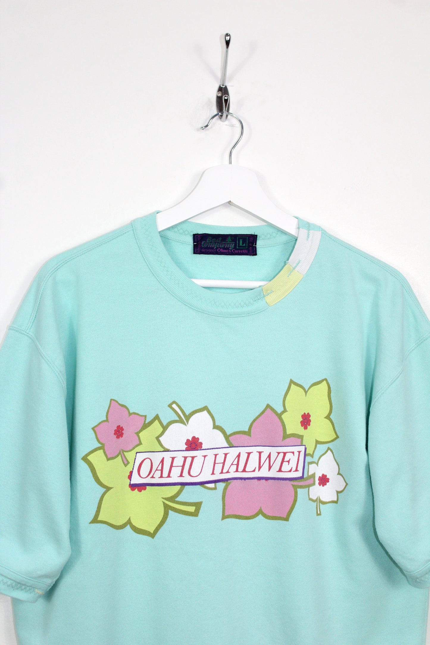 BEST COMPANY 80'S VINTAGE SHORT SLEEVES SWEATSHIRT LARGE