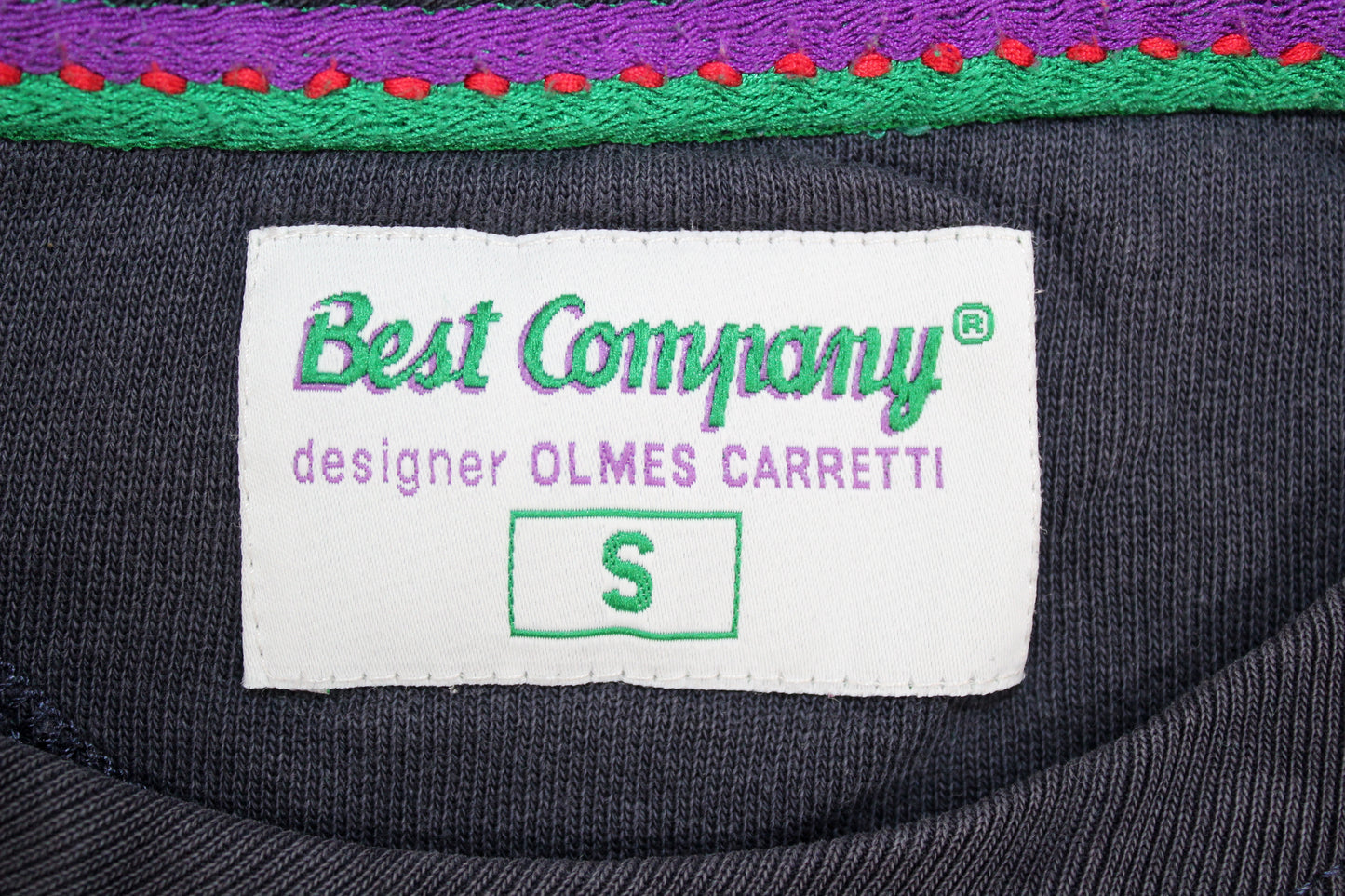 BEST COMPANY VINTAGE SPELL OUT SWEATSHIRT SMALL