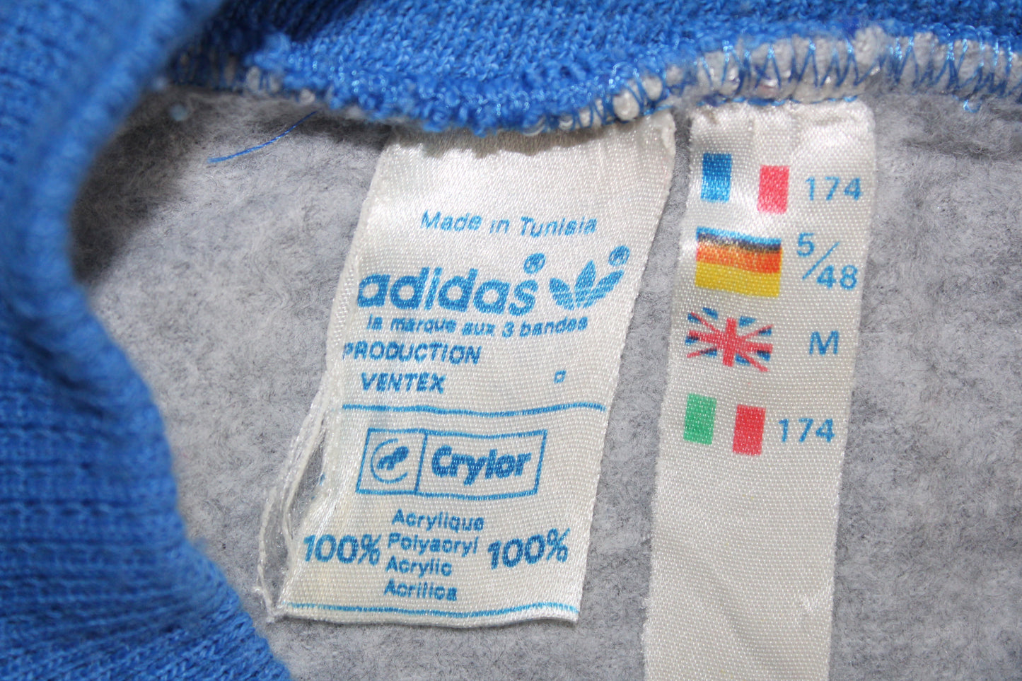 ADIDAS FIRST VENTEX 80'S VINTAGE SWEATSHIRT MEDIUM