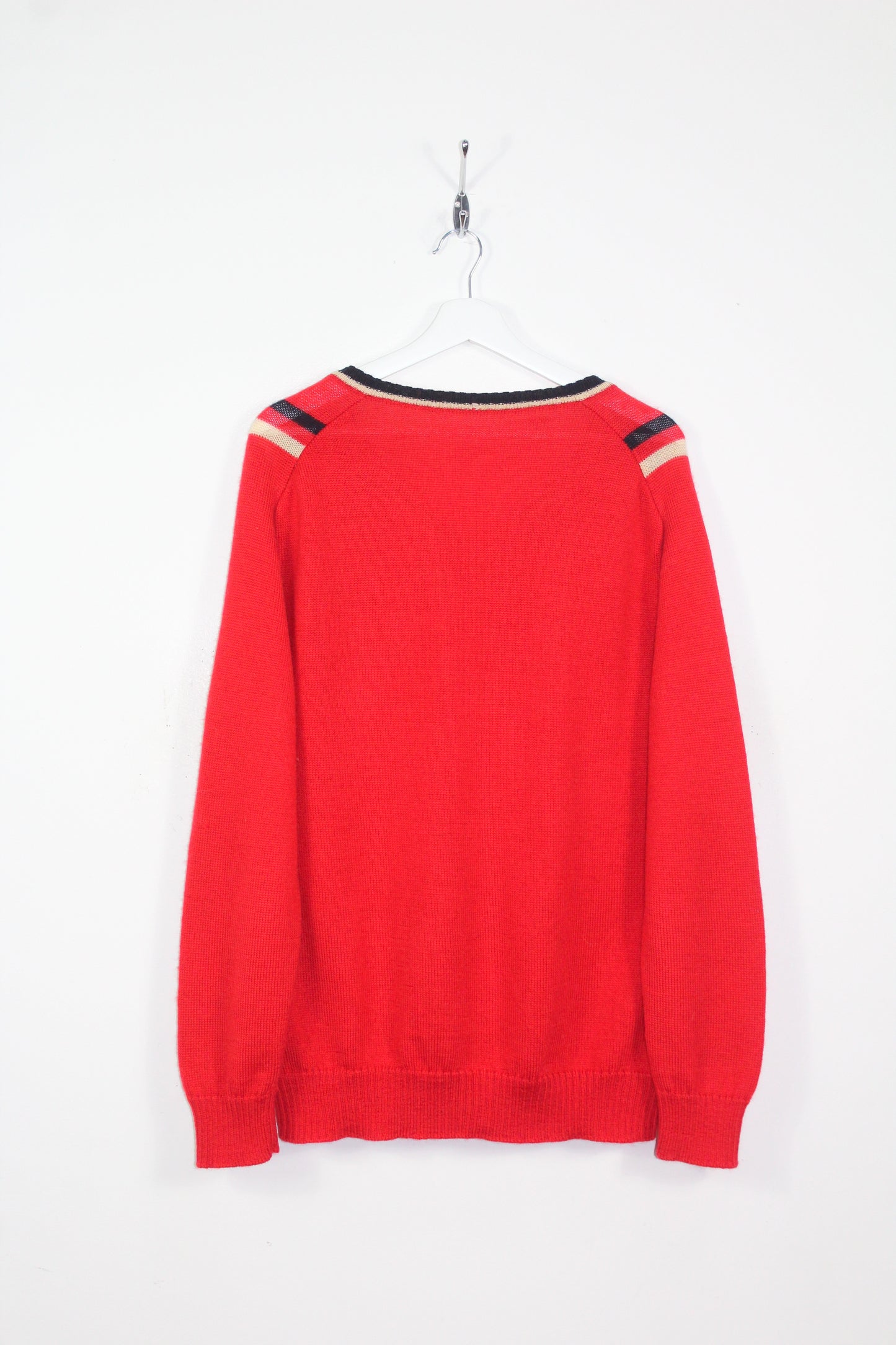FILA OG 1980 VINTAGE BJORN BORG MK2 SETTANTA TENNIS WOOL JUMPER LARGE