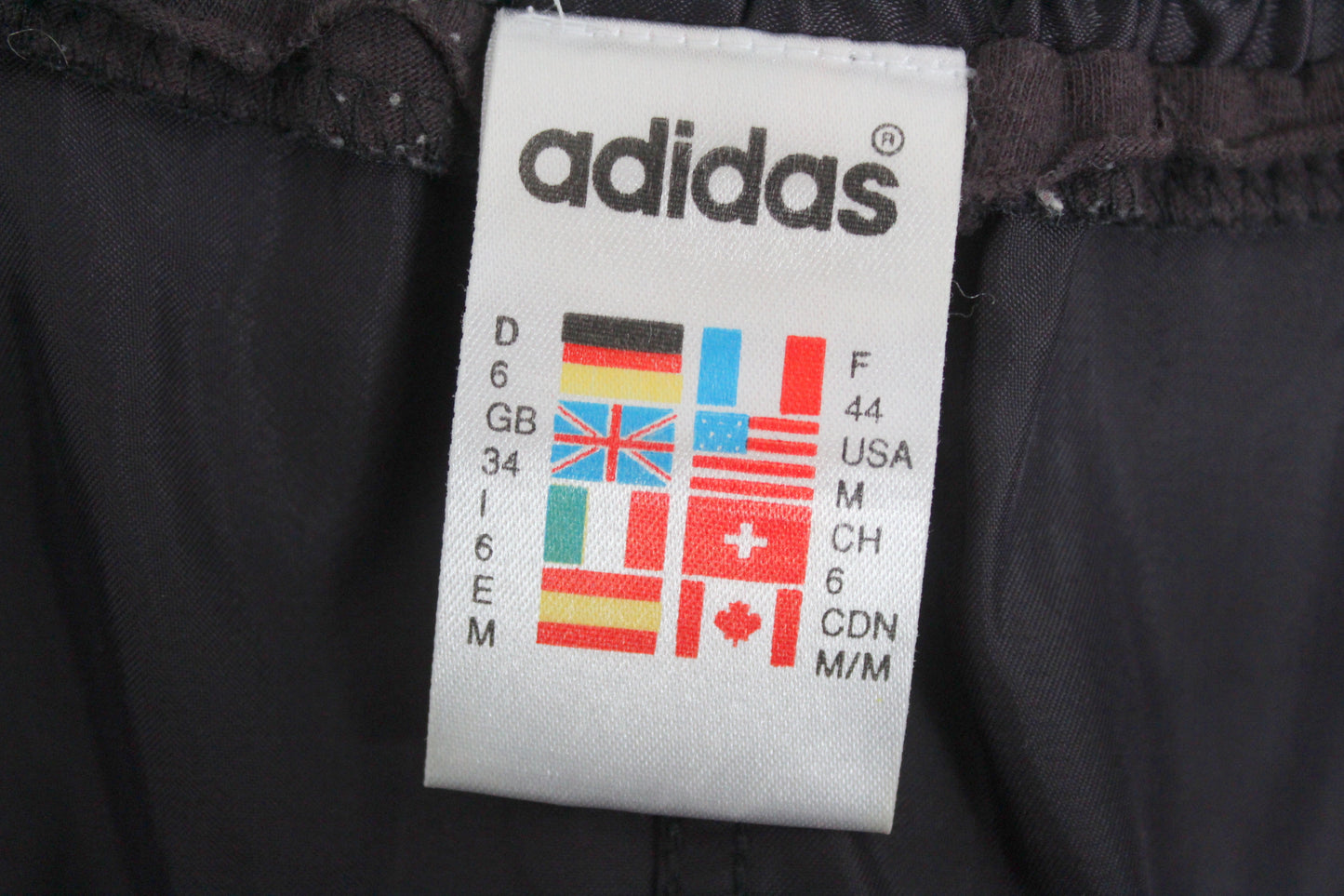 ADIDAS 80'S VINTAGE SHINY RUNNING SPRINTER NYLON SHORTS D6 LARGE
