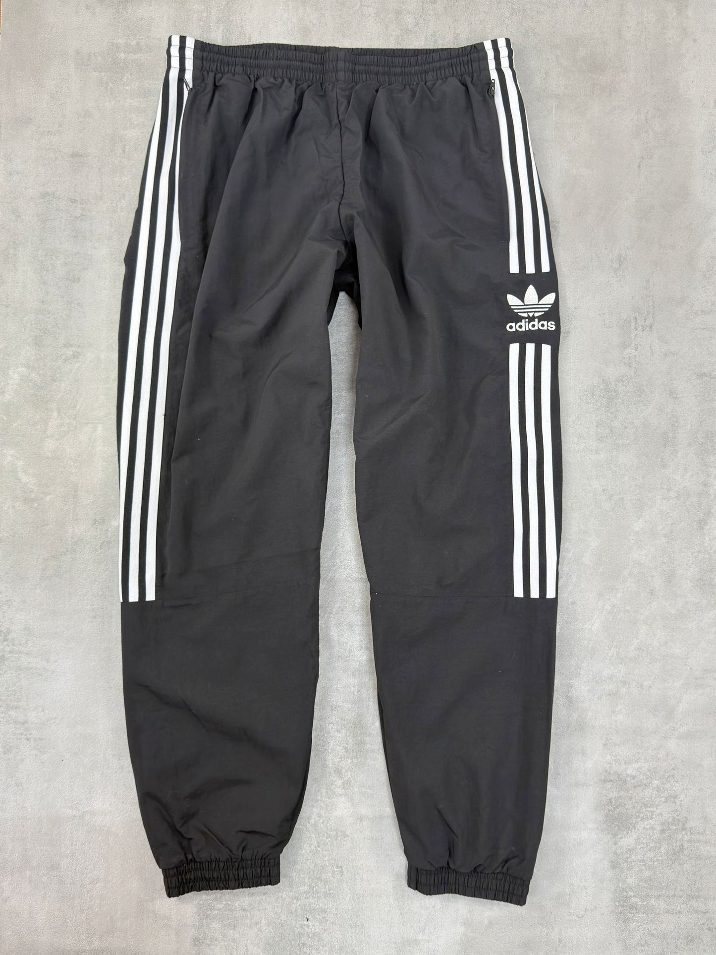 ADIDAS ORIGINALS ADICOLOR LOCK UP RIBBED TRACKSUIT BOTTOMS LARGE