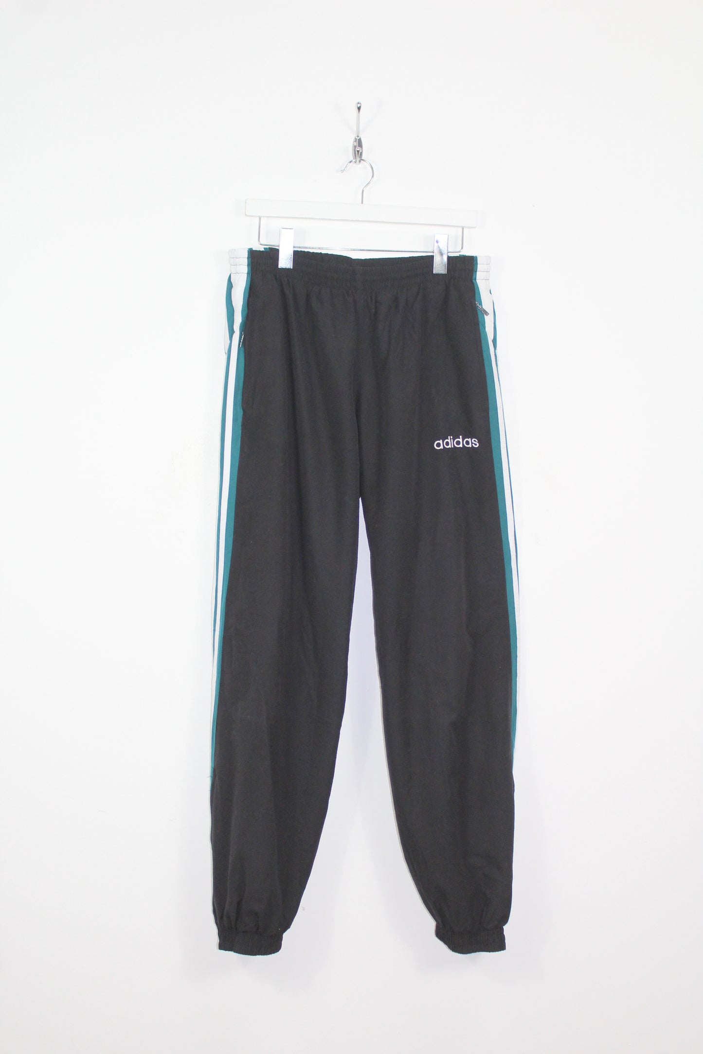 ADIDAS 90'S VINTAGE RIBBED TRACKSUIT BOTTOMS D8 XL
