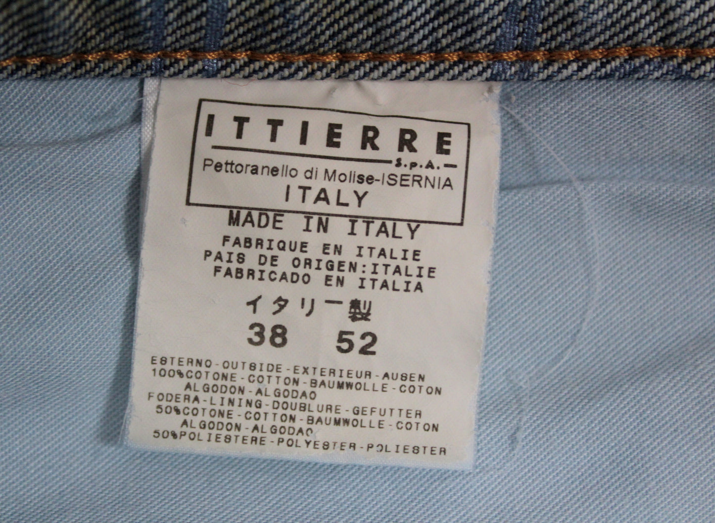 VINTAGE JUST CAVALLI OVER FLOWER PRINT FLARE JEANS W 34" x L 32"