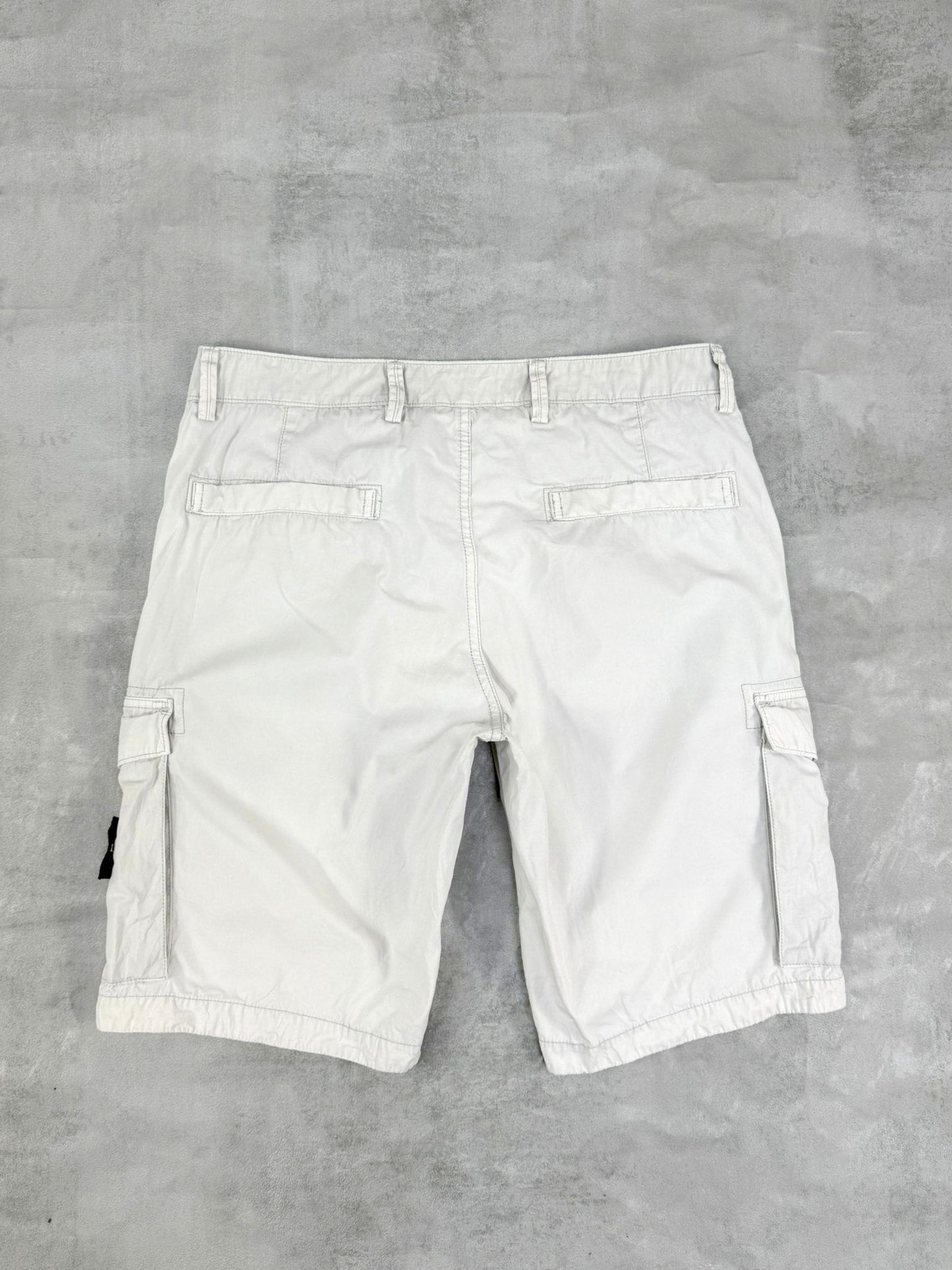 STONE ISLAND TYPE SL BERMUDA CARGO SHORTS W 33" LARGE