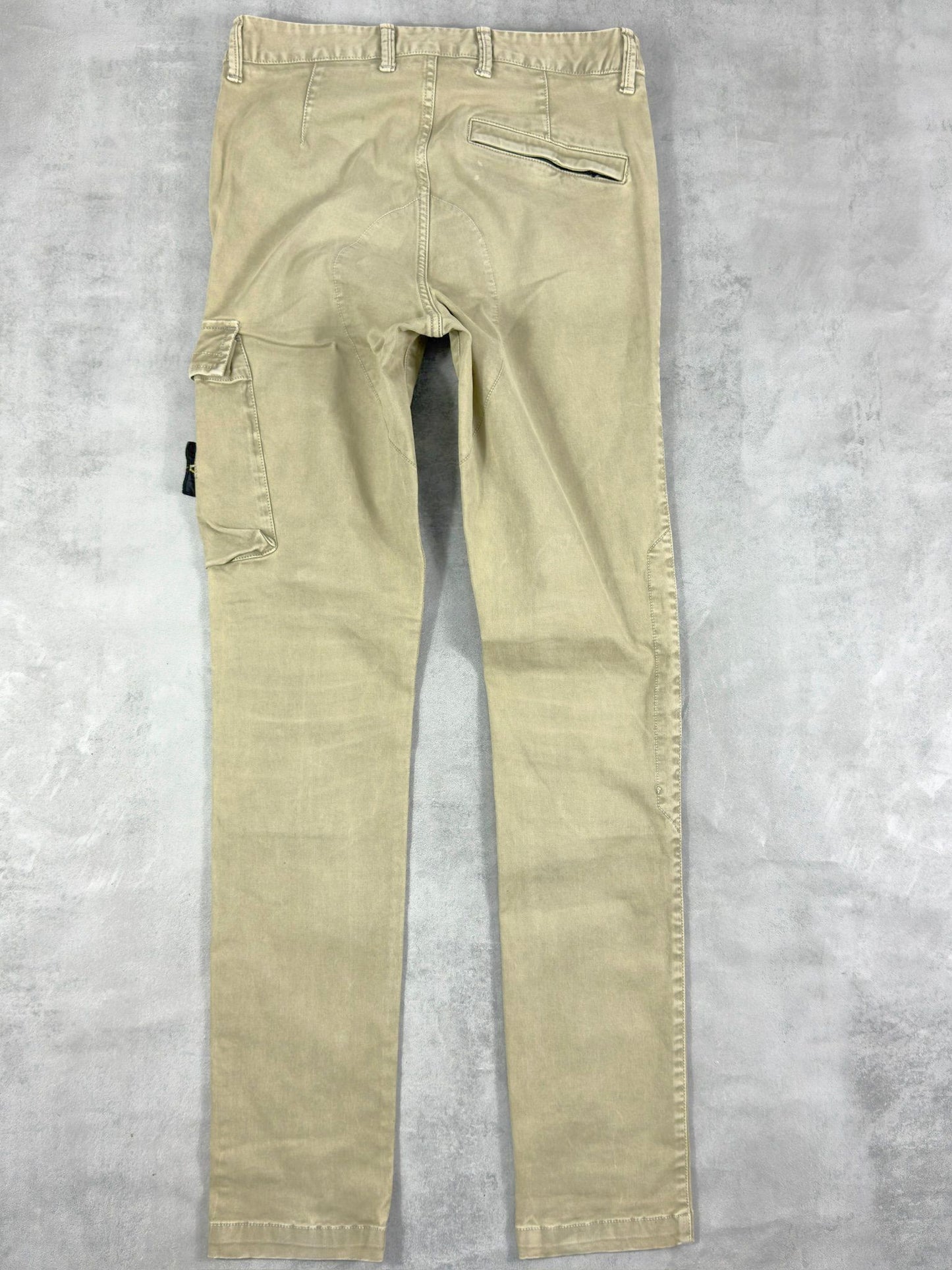 STONE ISLAND TYPE SL SLIM FIT CARGO TROUSERS W 28" x L 30"