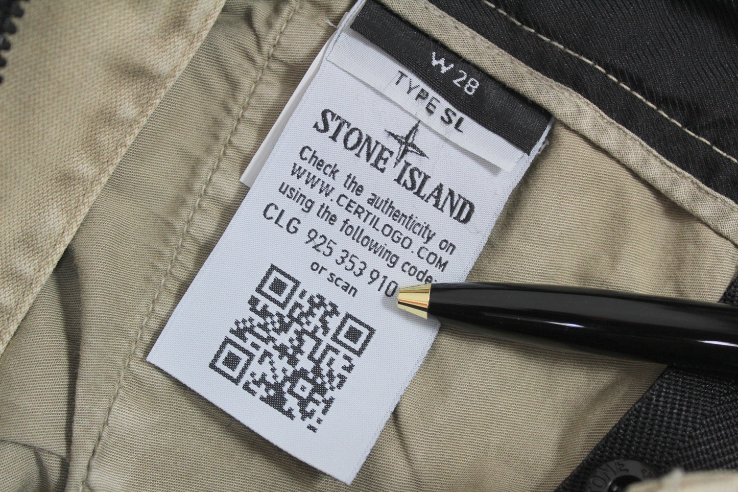 STONE ISLAND TYPE SL SLIM FIT CARGO TROUSERS W 28" x L 30"