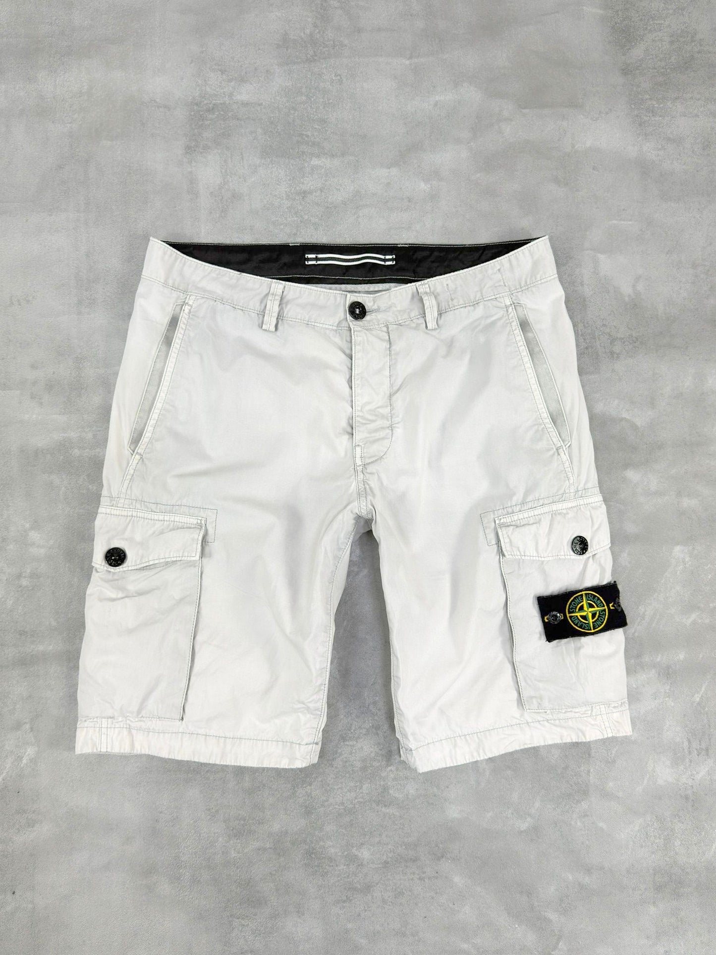 STONE ISLAND TYPE SL BERMUDA CARGO SHORTS W 33" LARGE