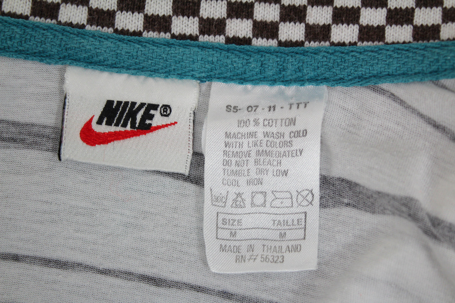 NIKE 90'S VINATGE AGASSI CHALLENGE COURT AUSTRALIAN OPEN 1995 TENNIS POLO SHIRT MEDIUM