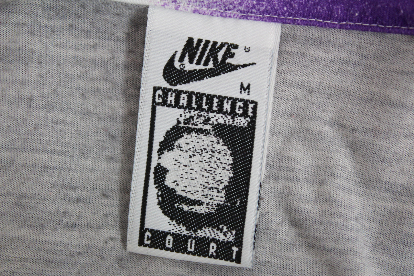 NIKE 90'S VINATGE AGASSI CHALLENGE COURT FRENCH OPEN 1990 TENNIS POLO SHIRT MEDIUM