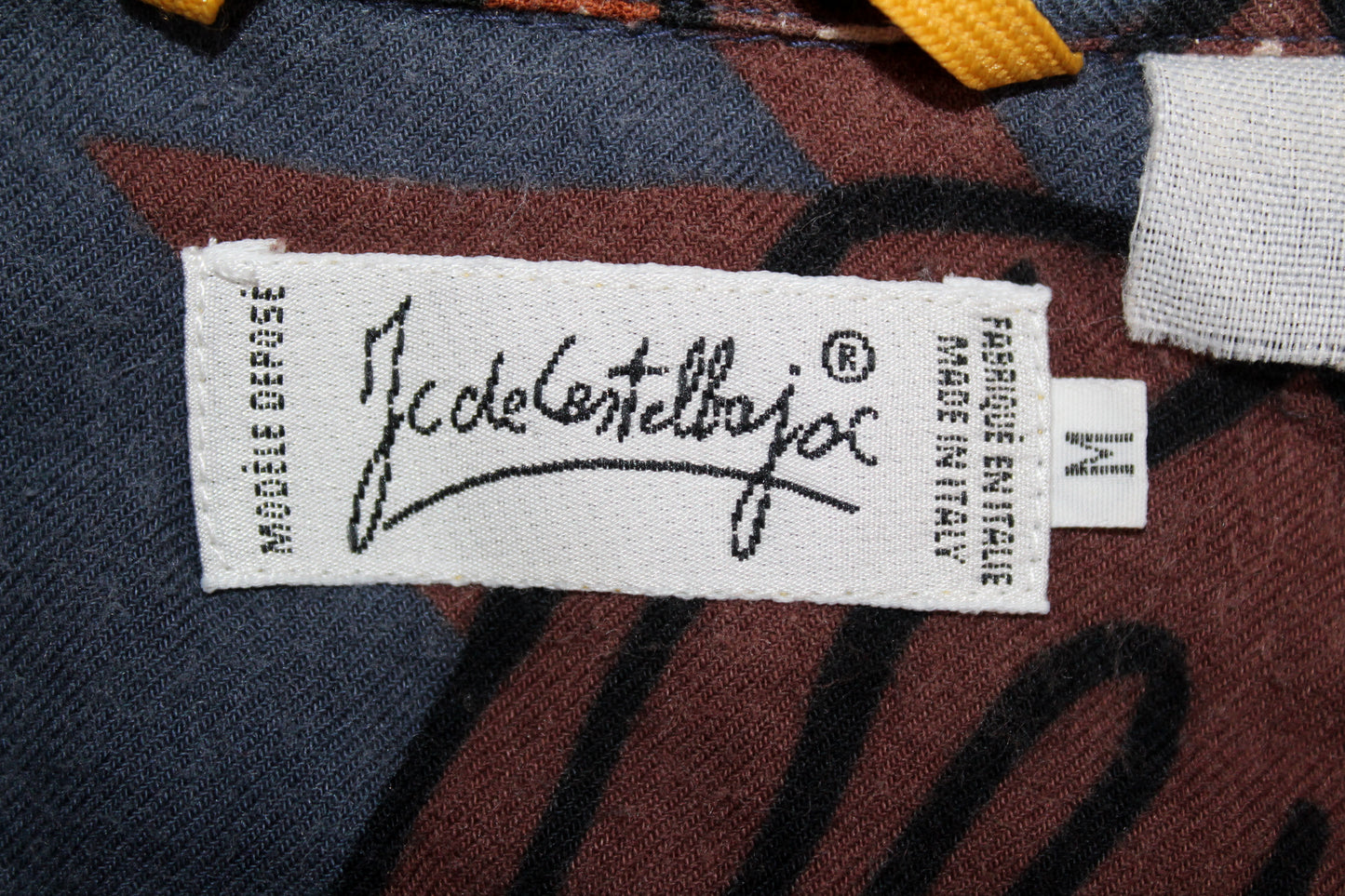 JC DE CASTELBAJAC 90'S VINTAGE YOGI BEAR & WOODY WOODPECKER SCENE LONG SLEEVE SHIRT