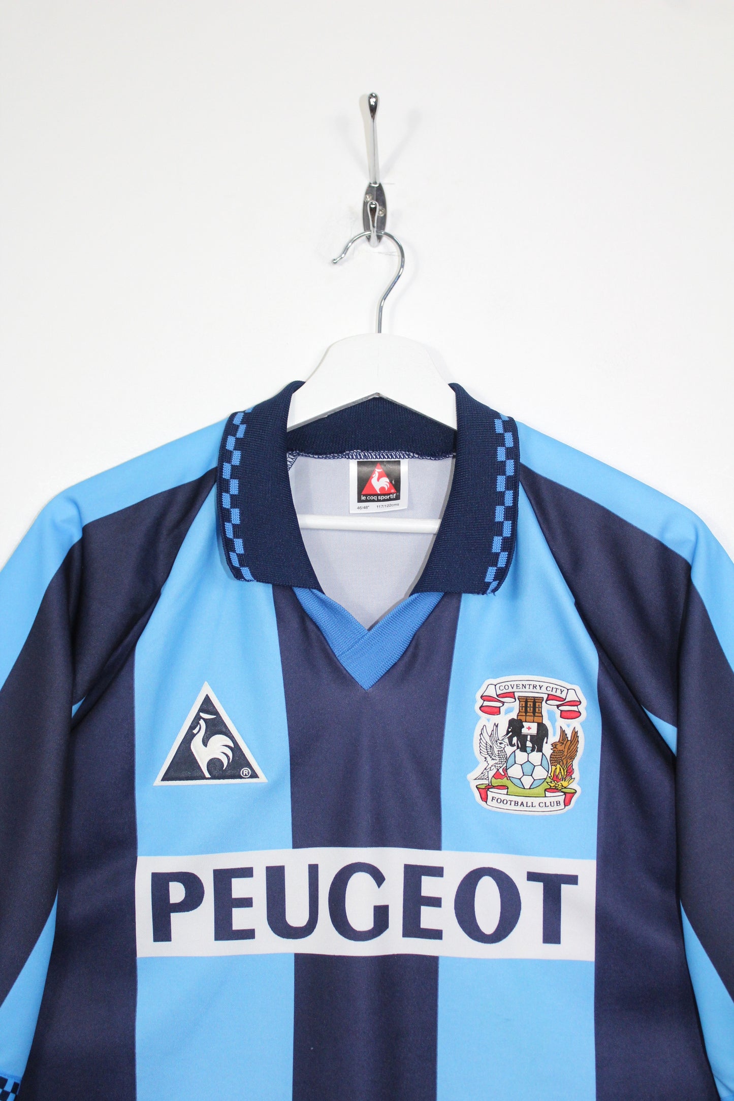 VINTAGE COVENTRY CITY 1996-97 LE COQ SPORTIF HOME FOOTBALL SHIRT XXL