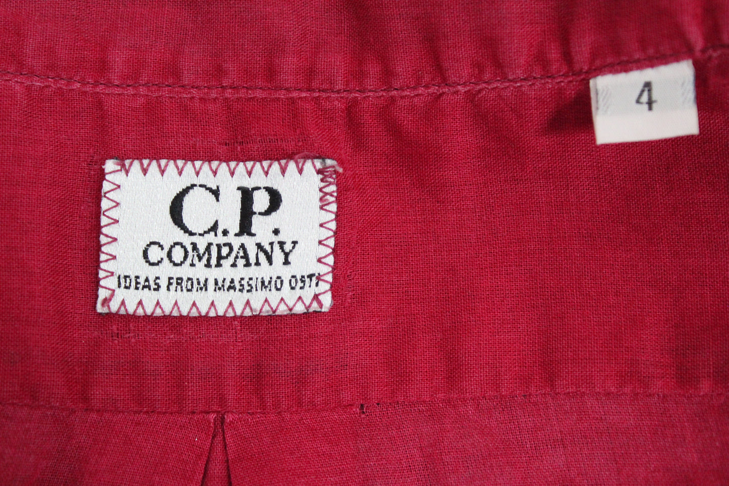 CP COMPANY IDEAS FROM MASSIMO OSTI 80'S VINTAGE PAISLEY LONG SLEEVE SHIRT LARGE