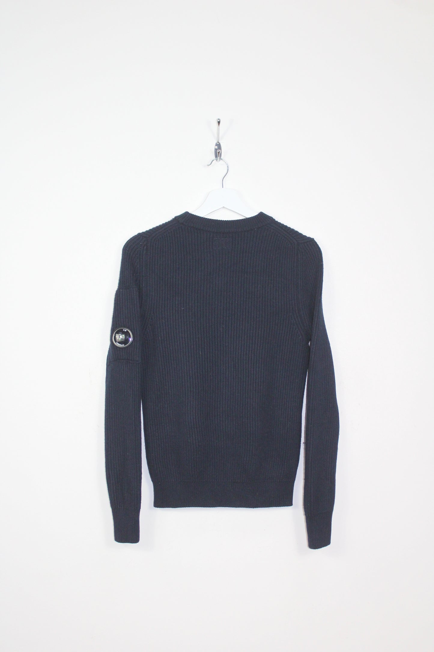 C.P. COMPANY RIBBED KNIT WOOL JUMPER XS