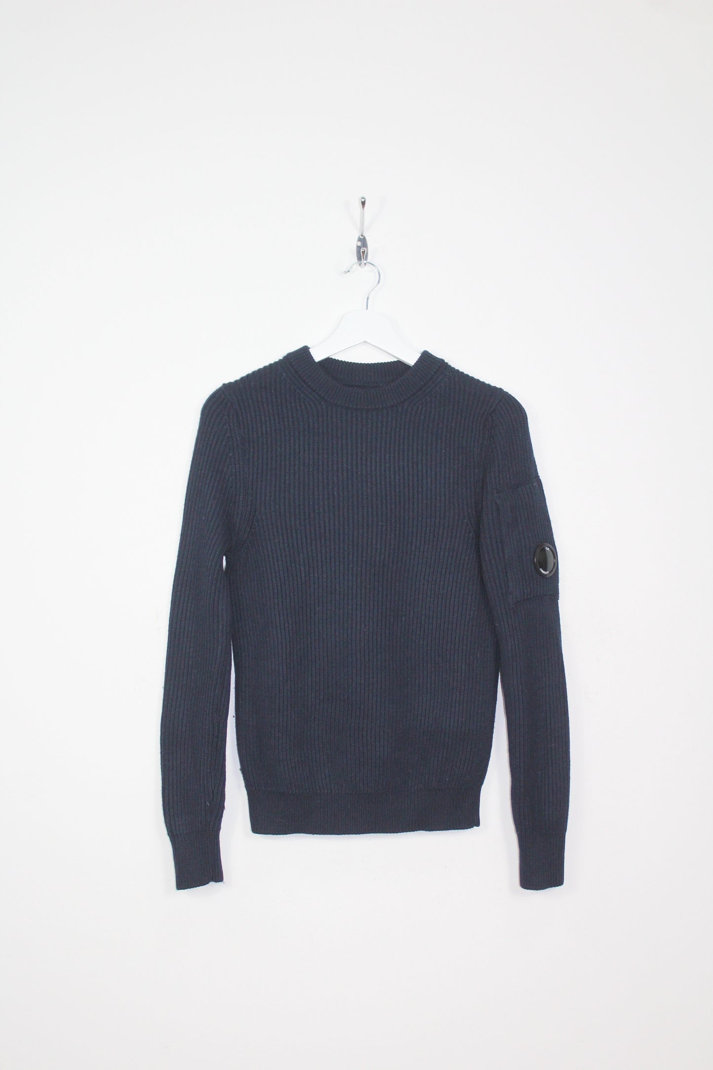 C.P. COMPANY RIBBED KNIT WOOL JUMPER XS