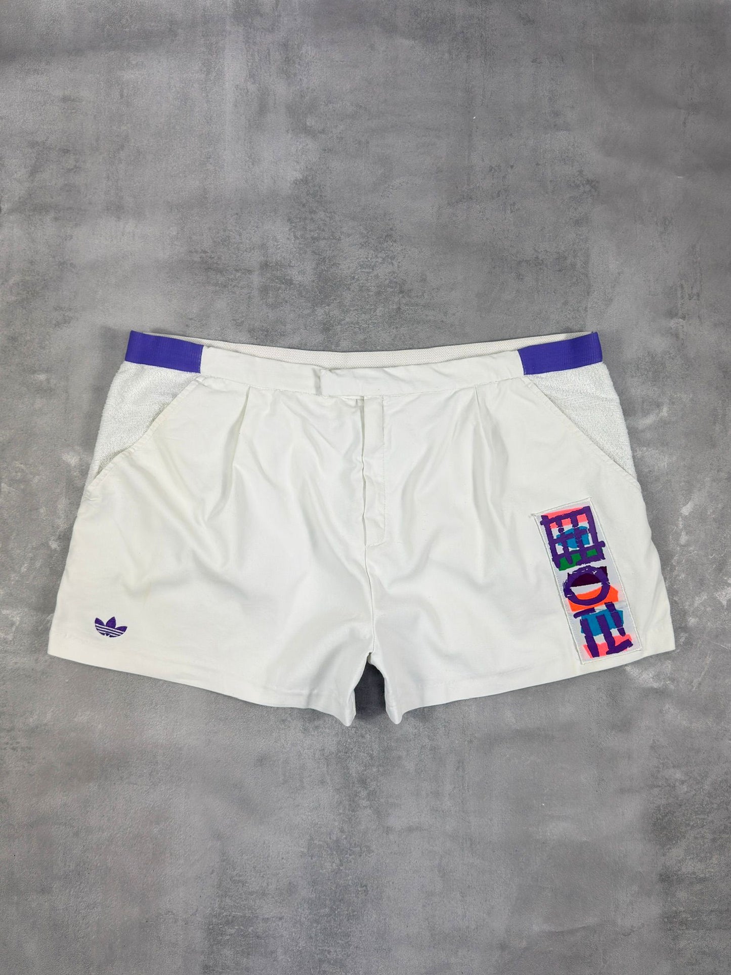 ADIDAS 90'S VINTAGE STEFAN EDBERG WIMBLEDON 1991 TENNIS SHORTS XXL