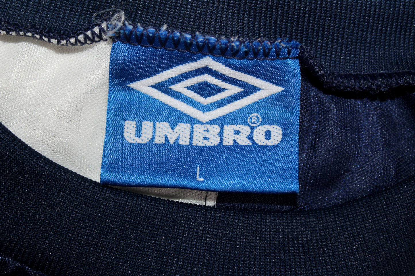 VINTAGE ENGLAND 1994-95 UMBRO TRAINING FOOTBALL SHIRT LARGE