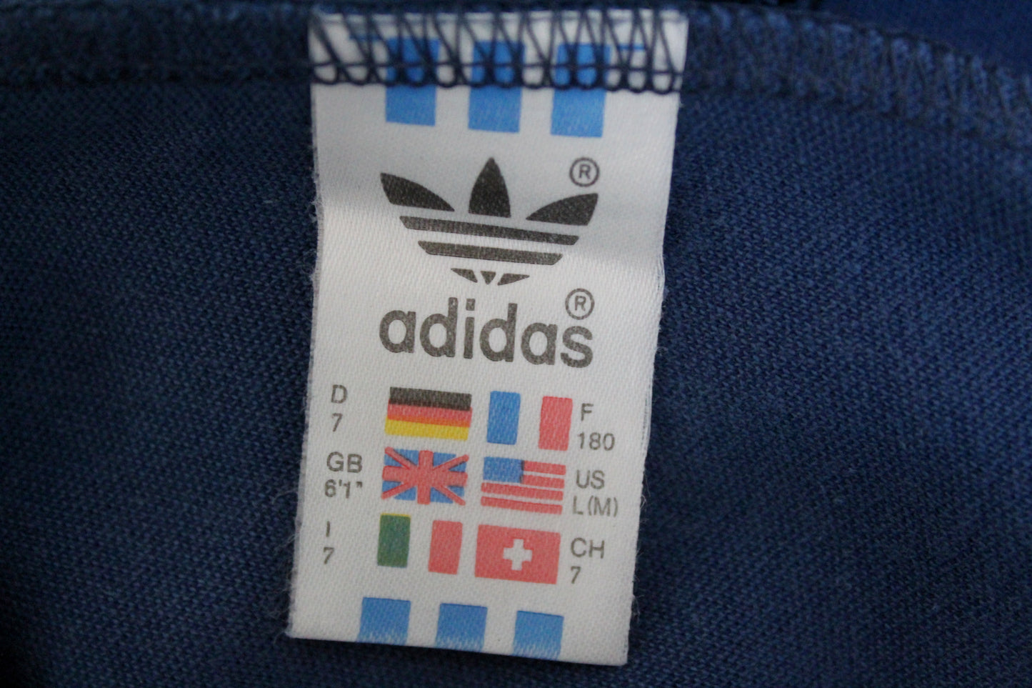 ADIDAS 80'S VINTAGE EUROPA RUNNING TRACKSUIT BOTTOMS D7 LARGE