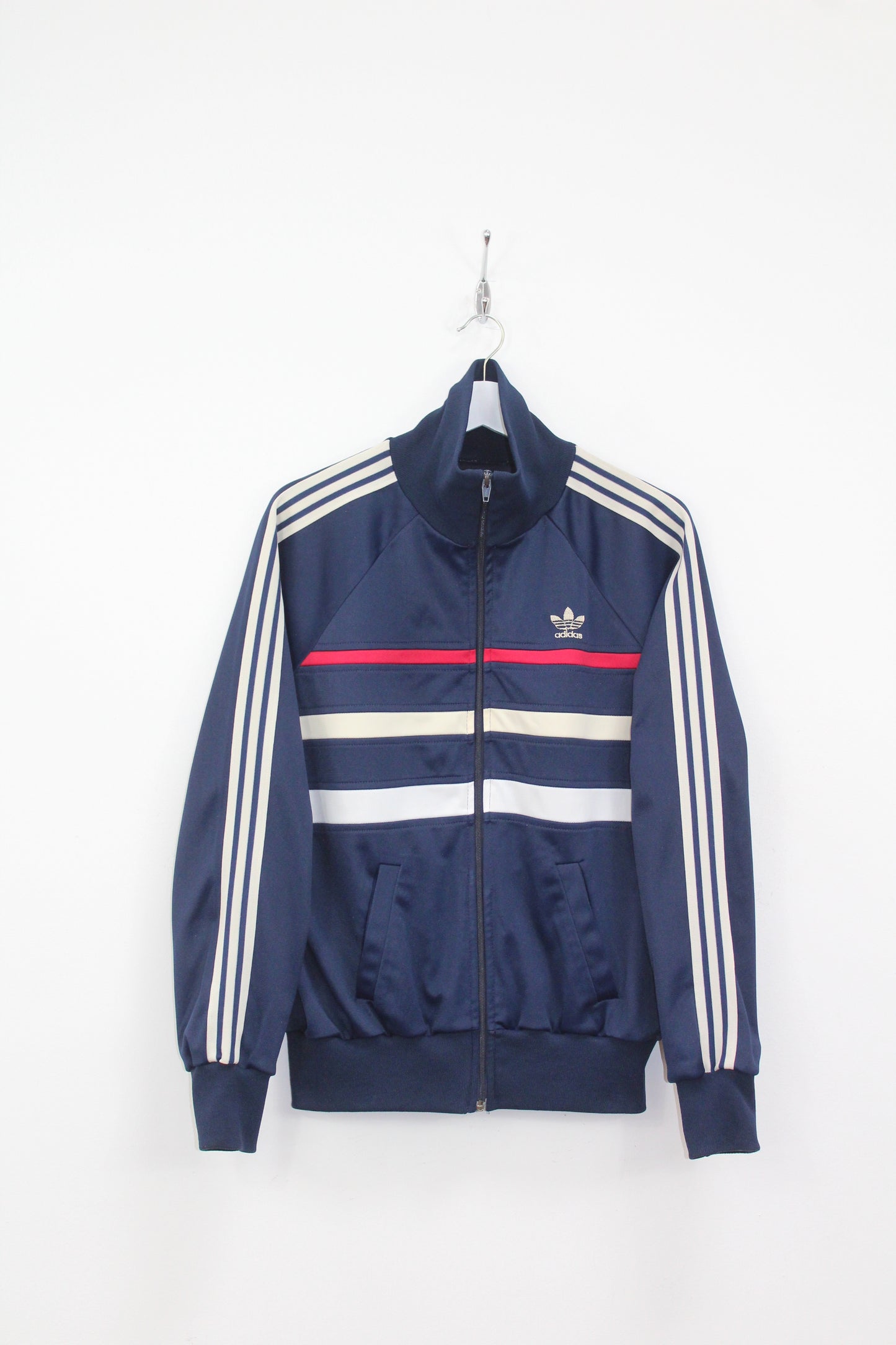 ADIDAS FIRST 80'S VINTAGE TRACKSUIT TOP JACKET MEDIUM