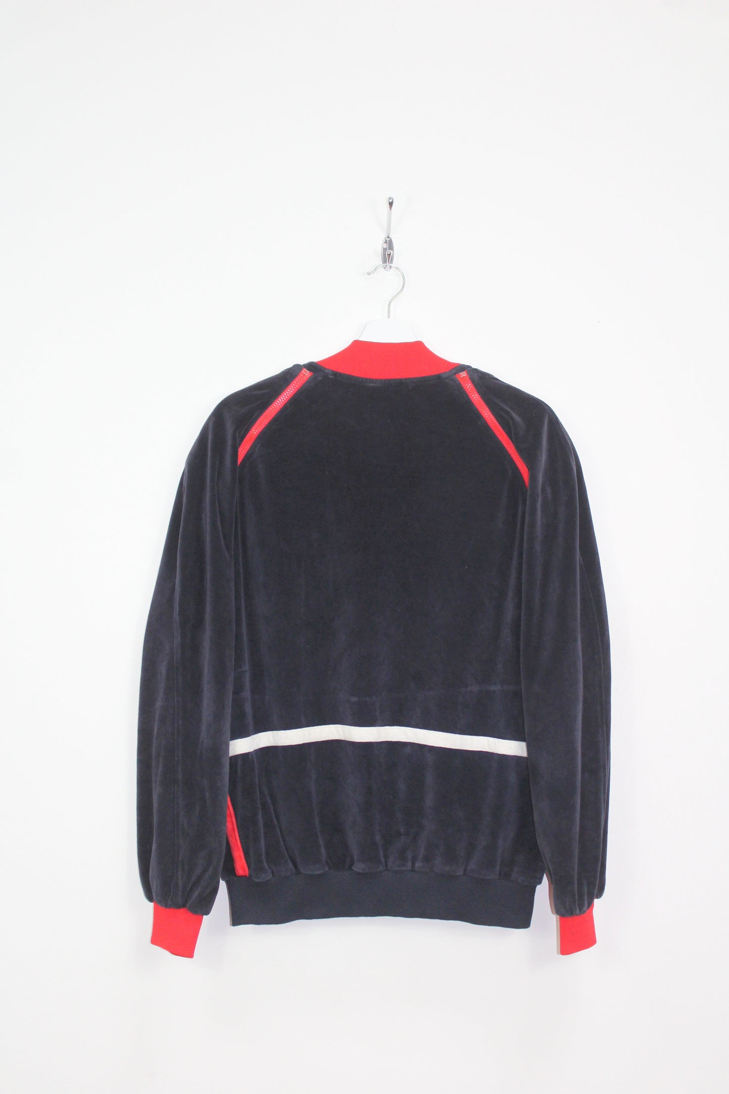 FILA 70'S VINTAGE VARISSA VELOUR TRACKSUIT TOP JACKET LARGE