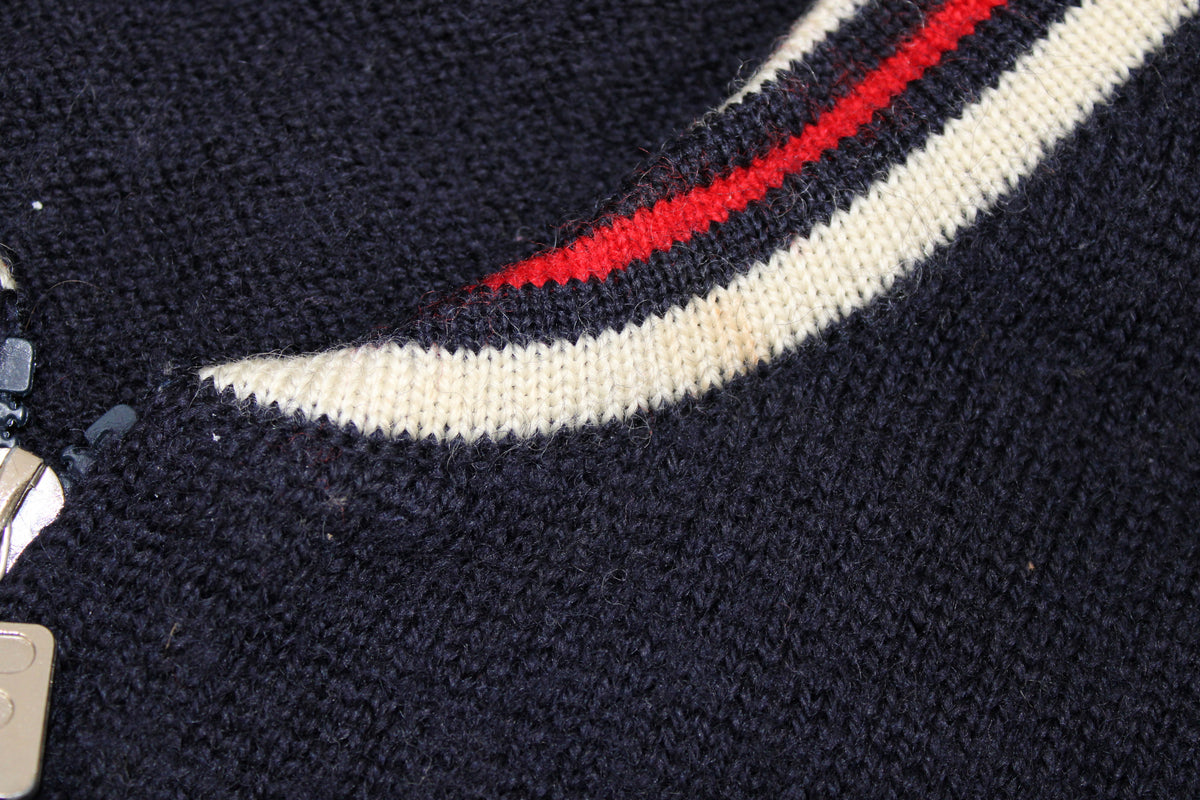 FILA OG 1974 VINTAGE PANATTA TENNIS WOOL CARDIGAN MEDIUM