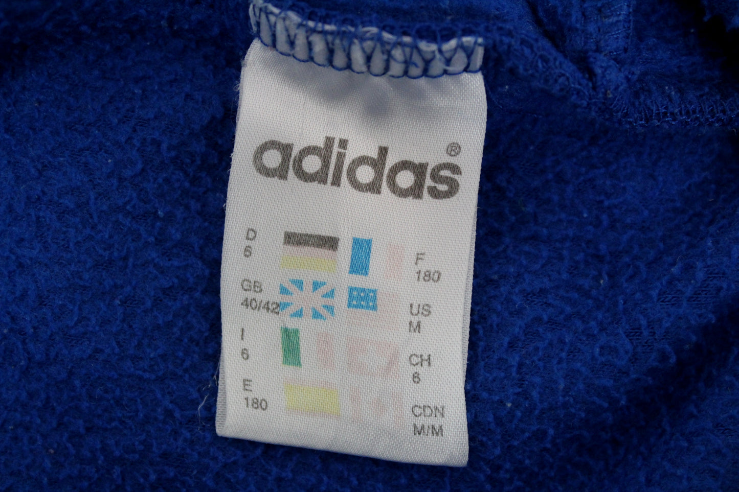 ADIDAS 90'S VINTAGE FLEECE SWEATSHIRT D6 LARGE
