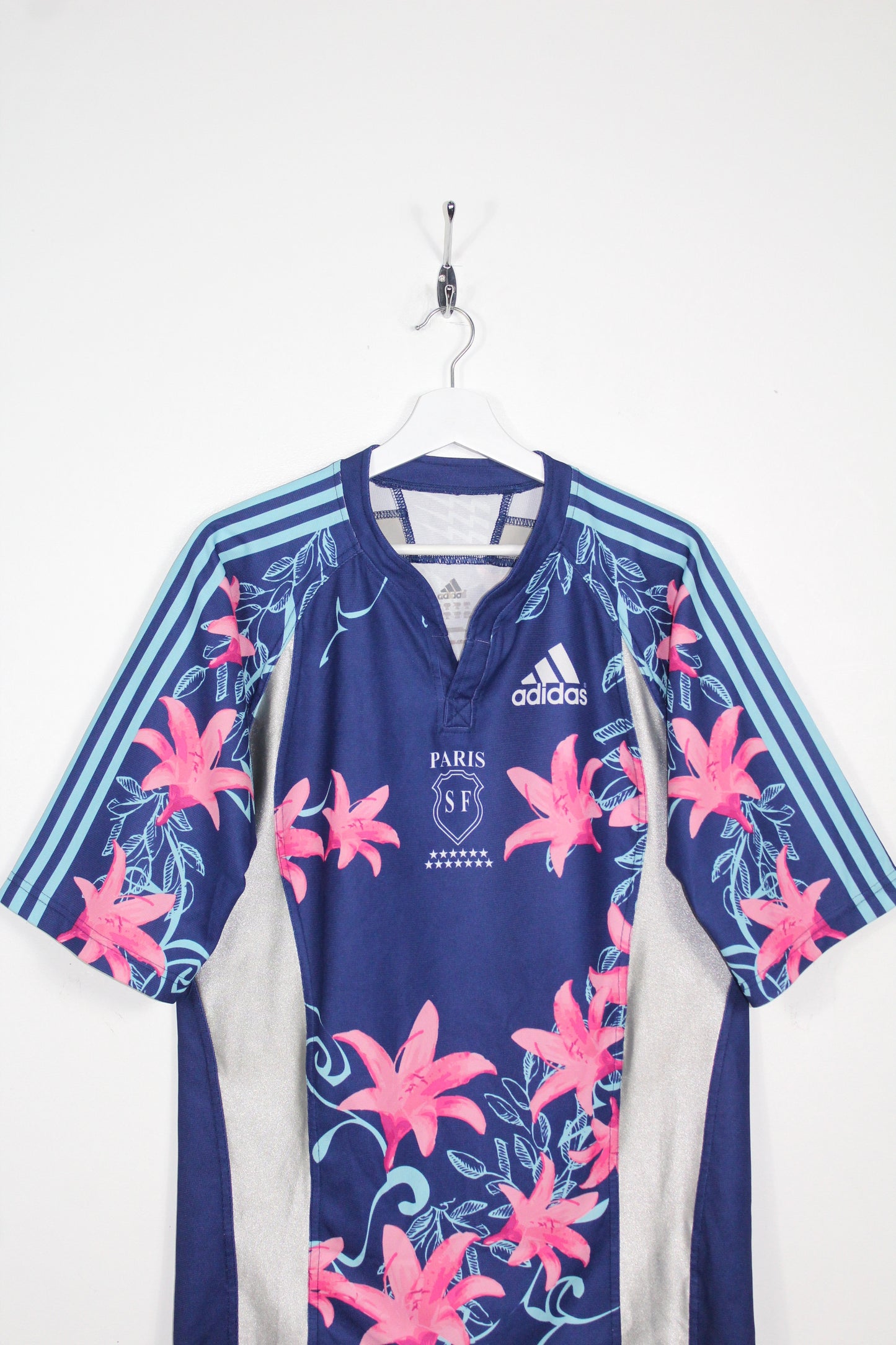 ADIDAS STADE FRANCAISE FRANCE 2007-08 THIRD RUGBY UNION SHIRT XL