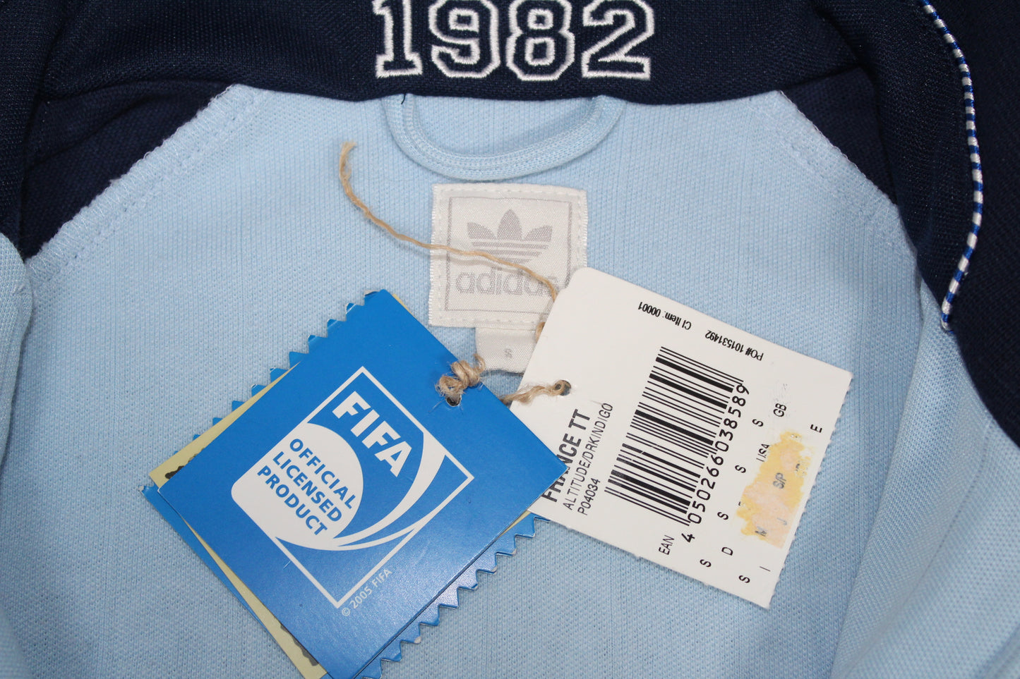 ADIDAS ORIGINALS FRANCE WORLD CUP 1982 TRACKSUIT TOP JACKET SMALL