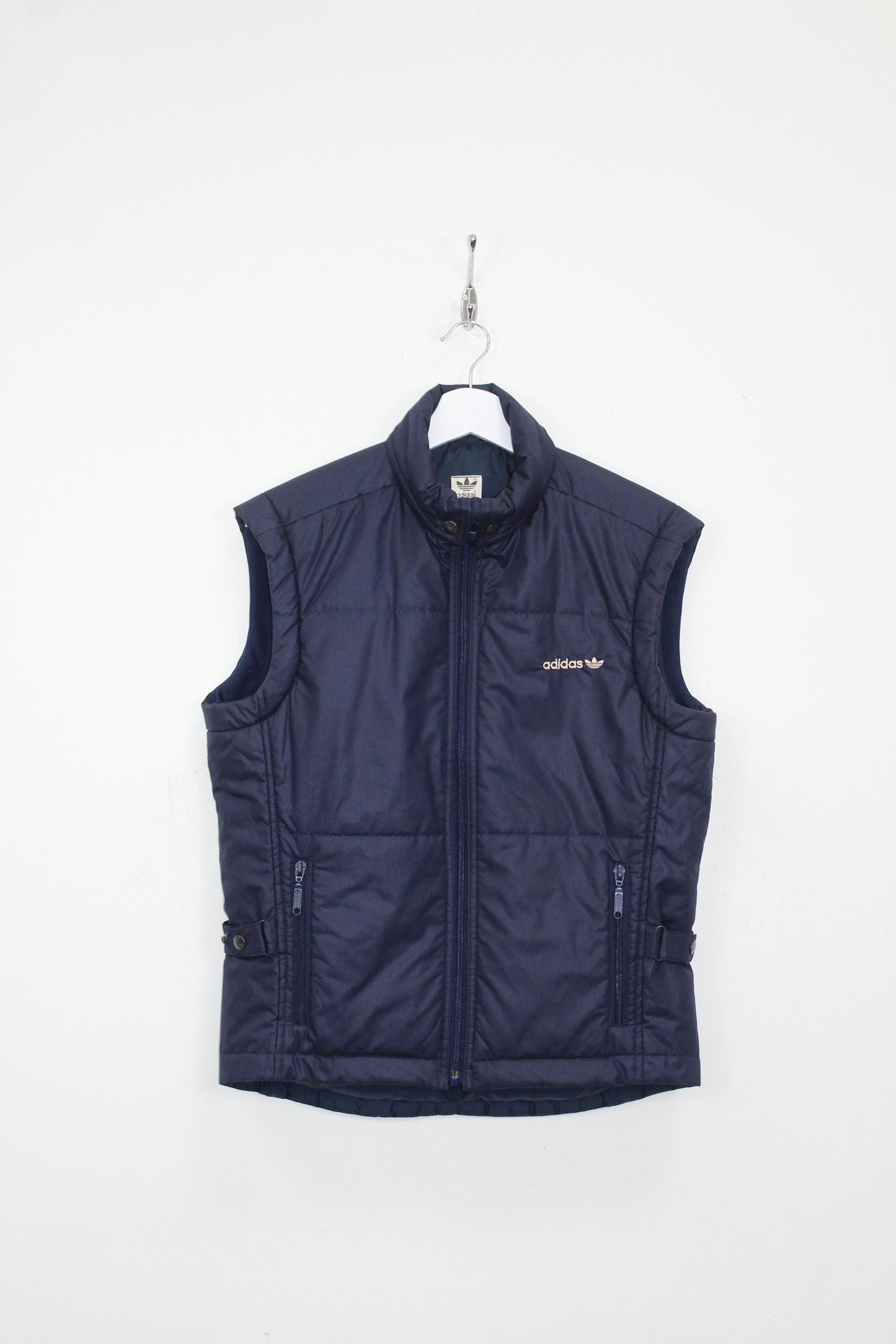 ADIDAS 80'S VINTAGE PADDED PUFFER GILET MEDIUM