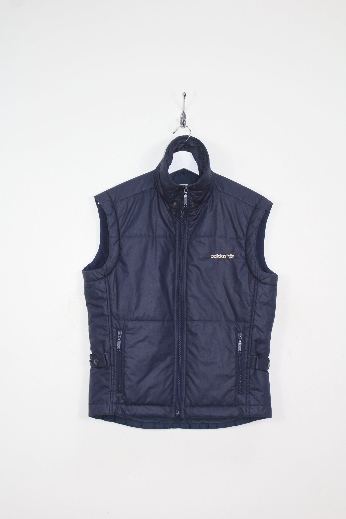 ADIDAS 80'S VINTAGE PADDED PUFFER GILET MEDIUM