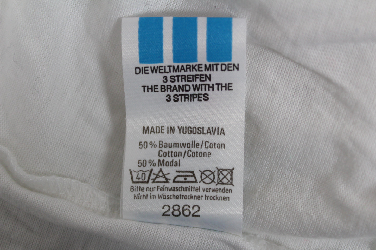 ADIDAS 80'S VINTAGE STEFFI GRAF 1989 TENNIS T-SHIRT MEDIUM