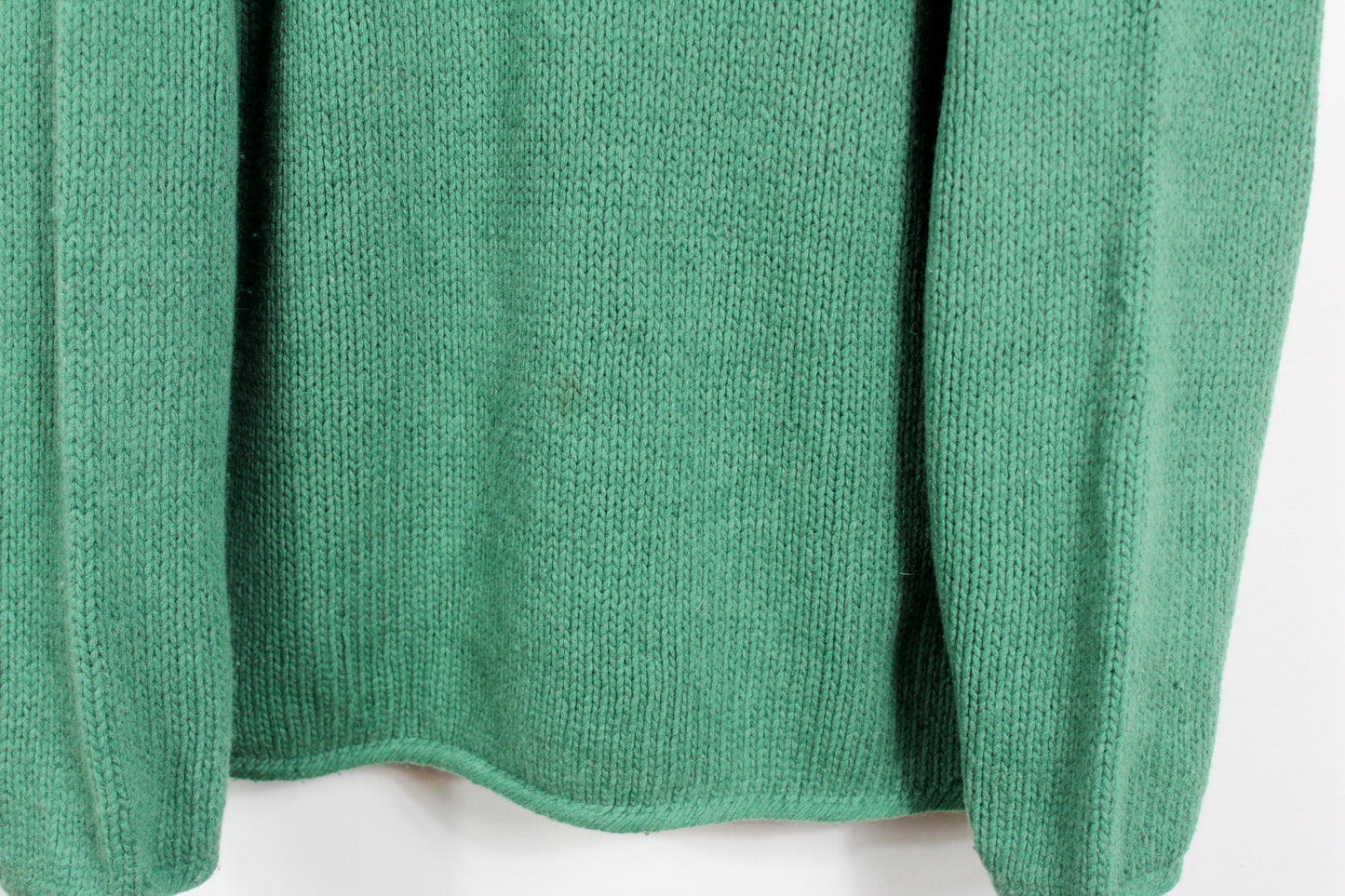 STONE ISLAND 80'S VINTAGE ROLL NECK KNIT WOOL JUMPER XXL