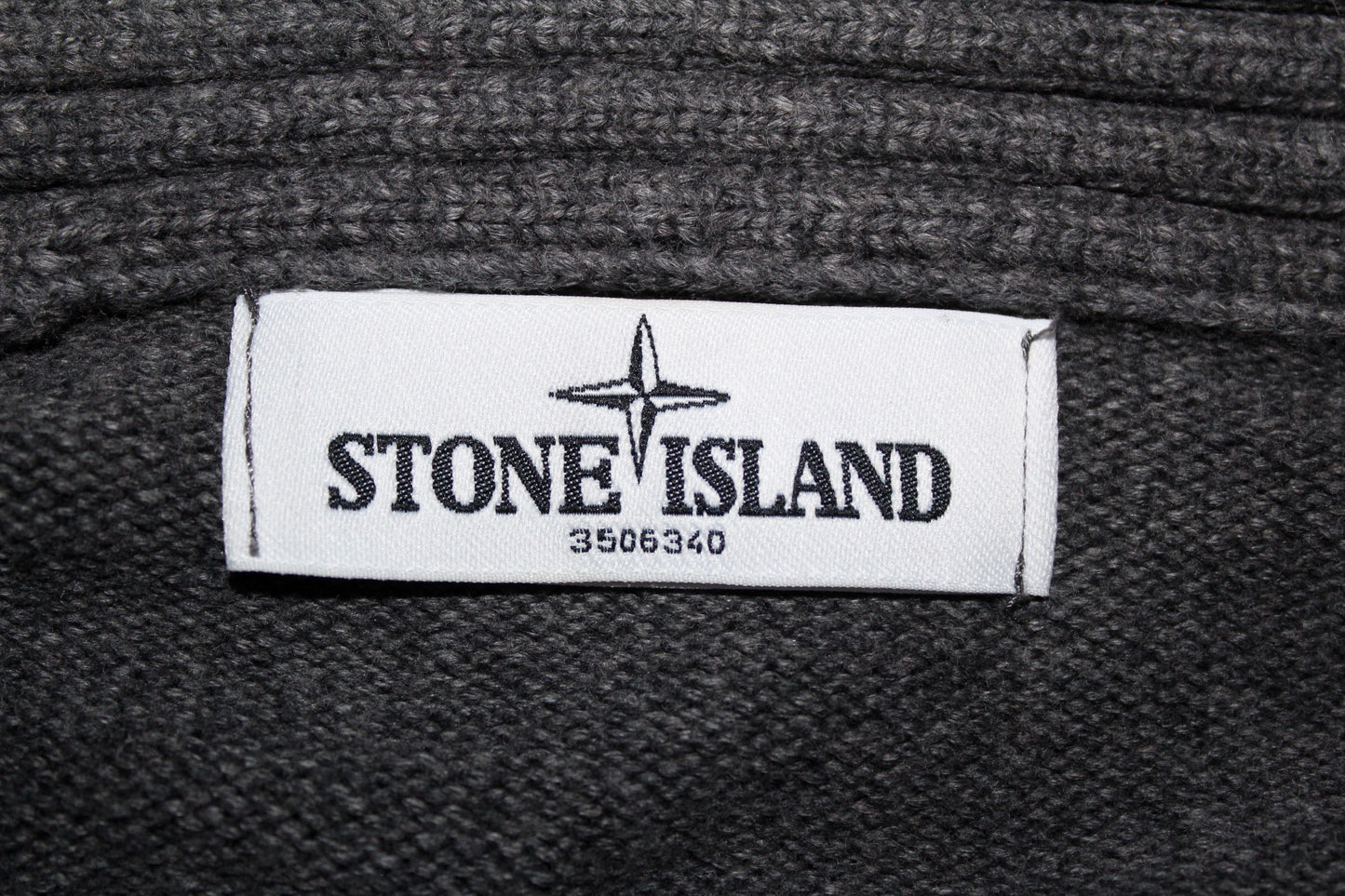 STONE ISLAND AW 2012 RIBBED 1/4 ZIP-BUTTONS JUMPER MEDIUM