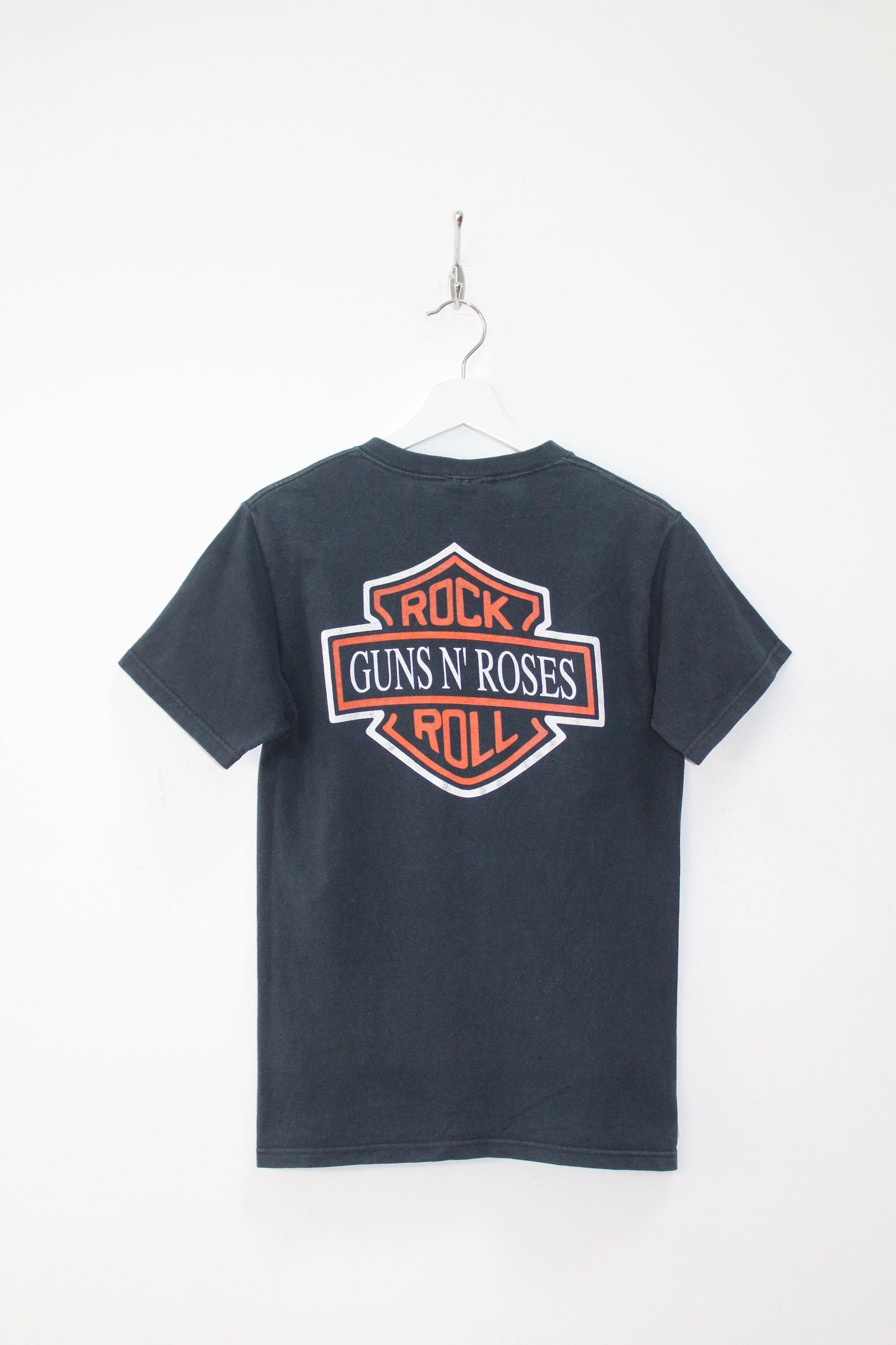 VINTAGE GUNS N' ROSES ROCK N ROLL HEAVY COTTON T-SHIRT SMALL