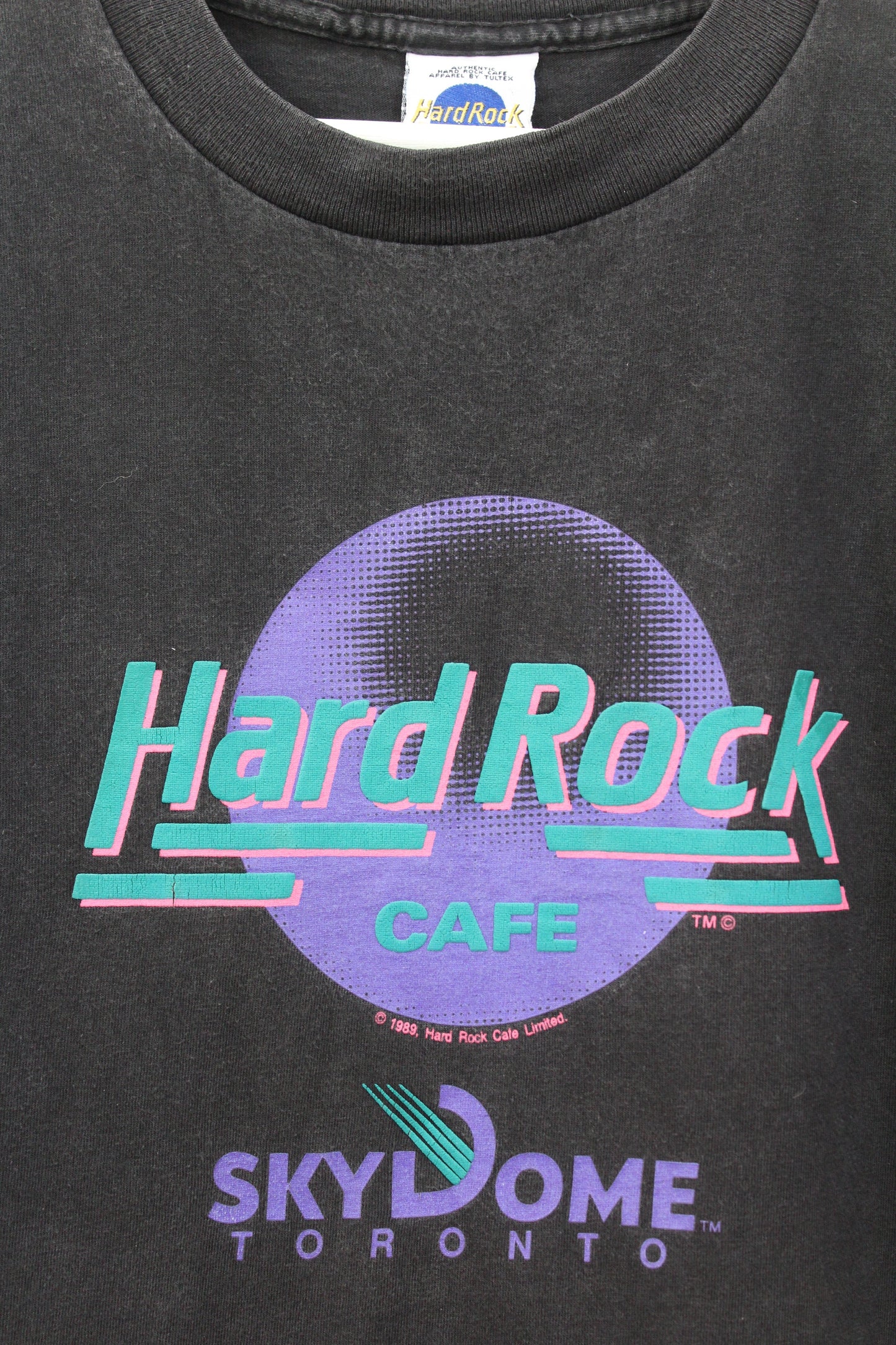 VINTAGE HARD ROCK CAFE TORONTO SKYDOME 1989 T-SHIRT XL
